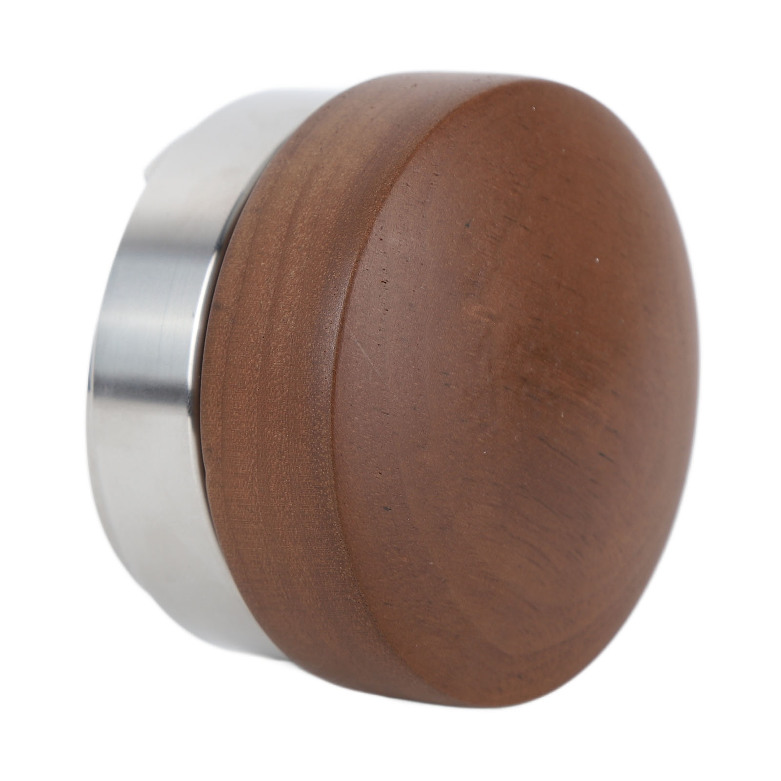 58-mm-kaffeeportionierer, Tamper, Einstellbare Kaffeetiefe, Kaffeedosierwerkzeug Mit Walnussholzgriff