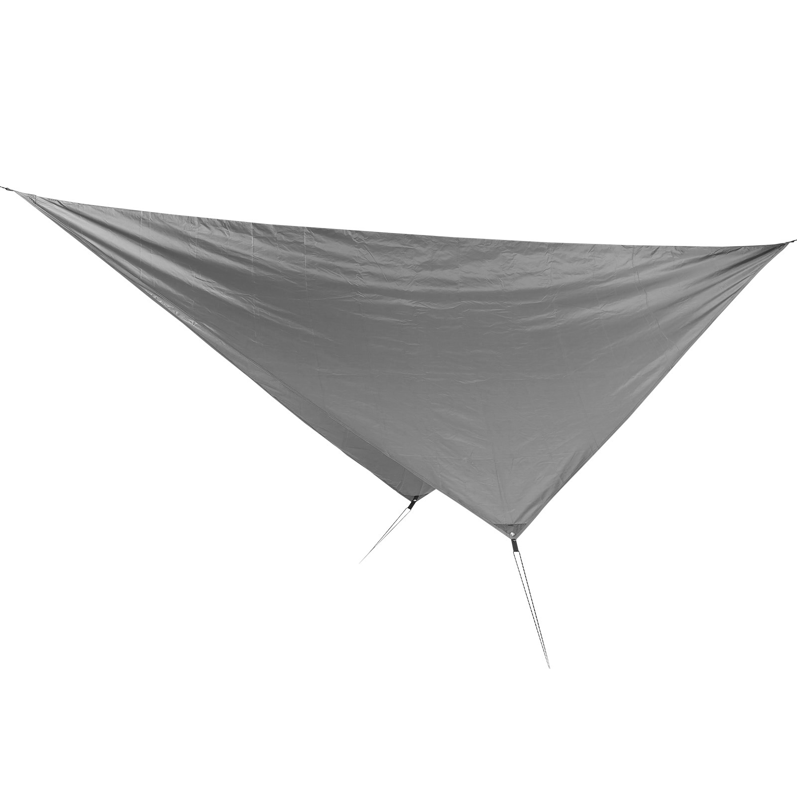 360 X 290 Cm Campingabdeckung, Wasserdicht, Multifunktional, Rautenförmig, Sonnenschutz, Strandtuch, Grau