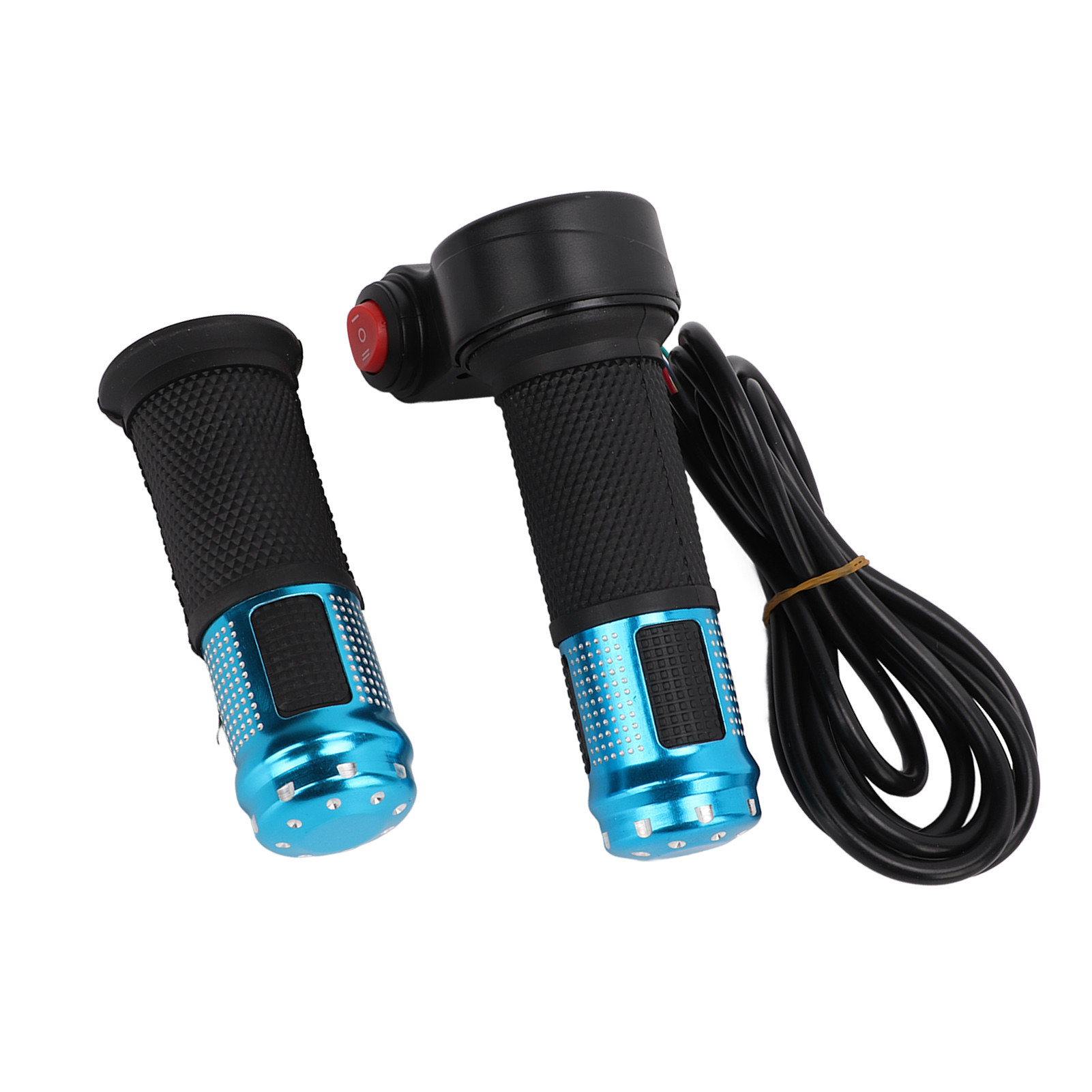 Universeller 12v-99v 6-adriger Gasgriff Für E-bikes, Zweistufig Und Dreistufig, Blau