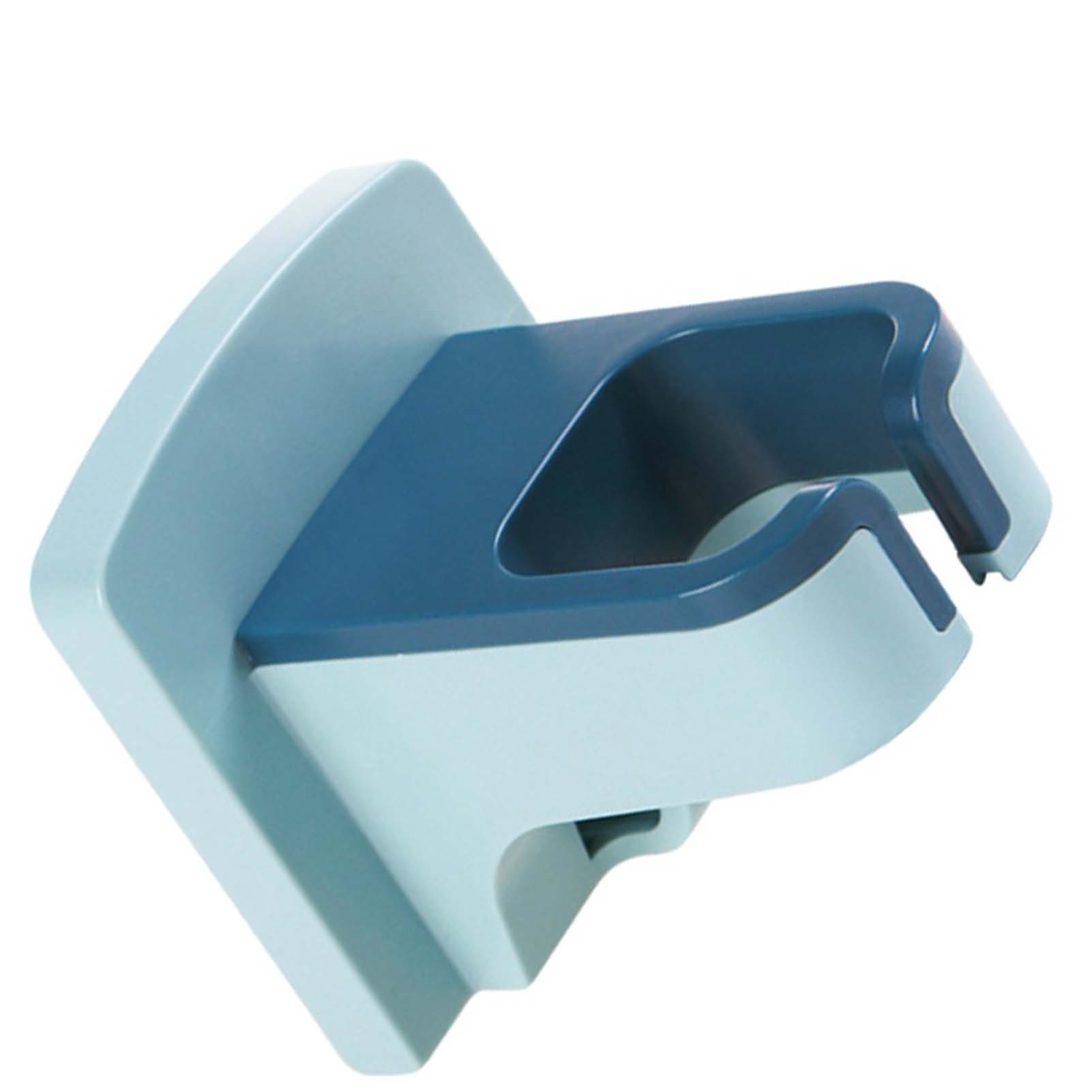 Wandmontierter Haartrocknerhalter, Kein Bohren Erforderlich, Selbstklebend, Blau