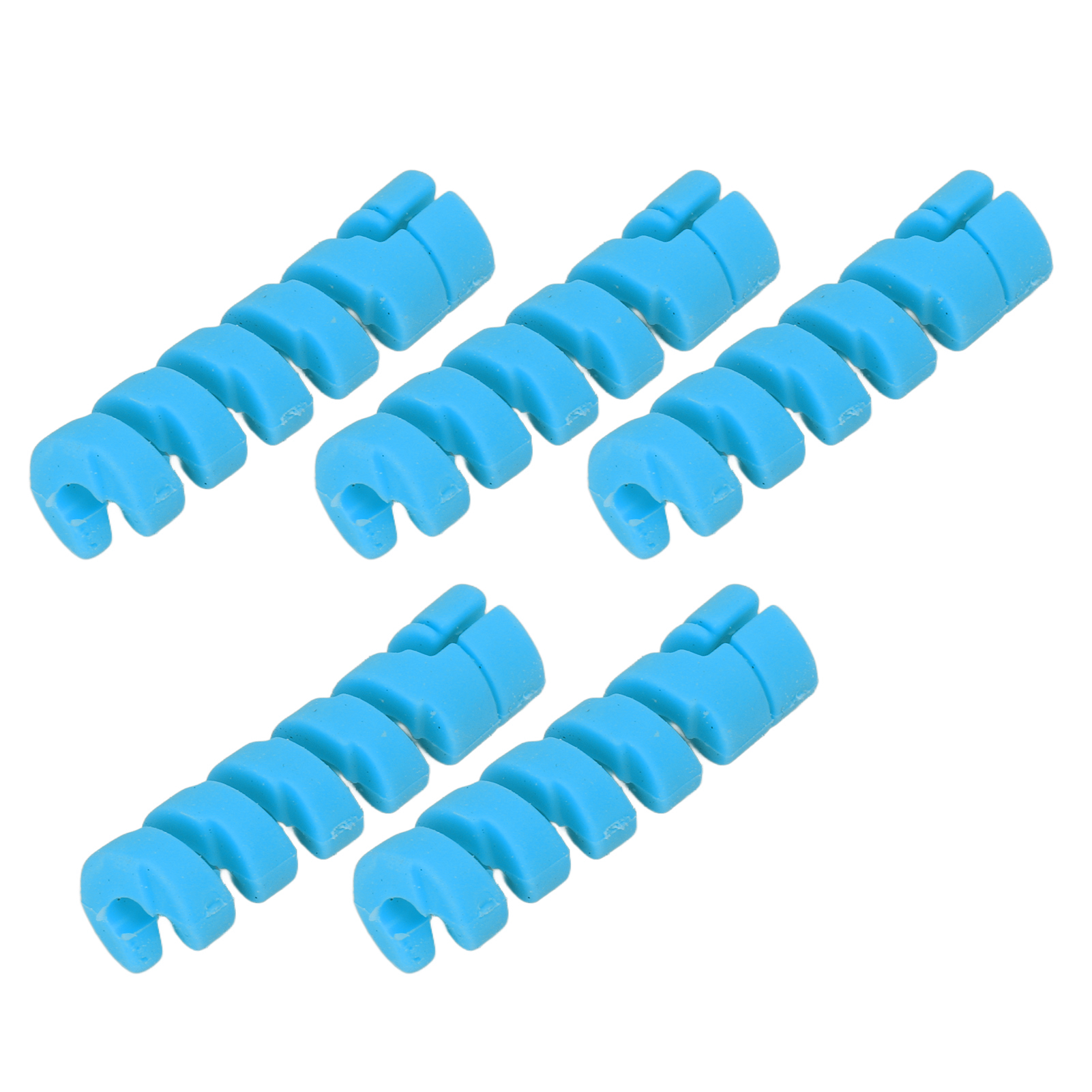 Cansucc 5er-pack Gummischutzhüllen Für Fahrradrahmen, Bremszüge Und Schaltzüge, Blau