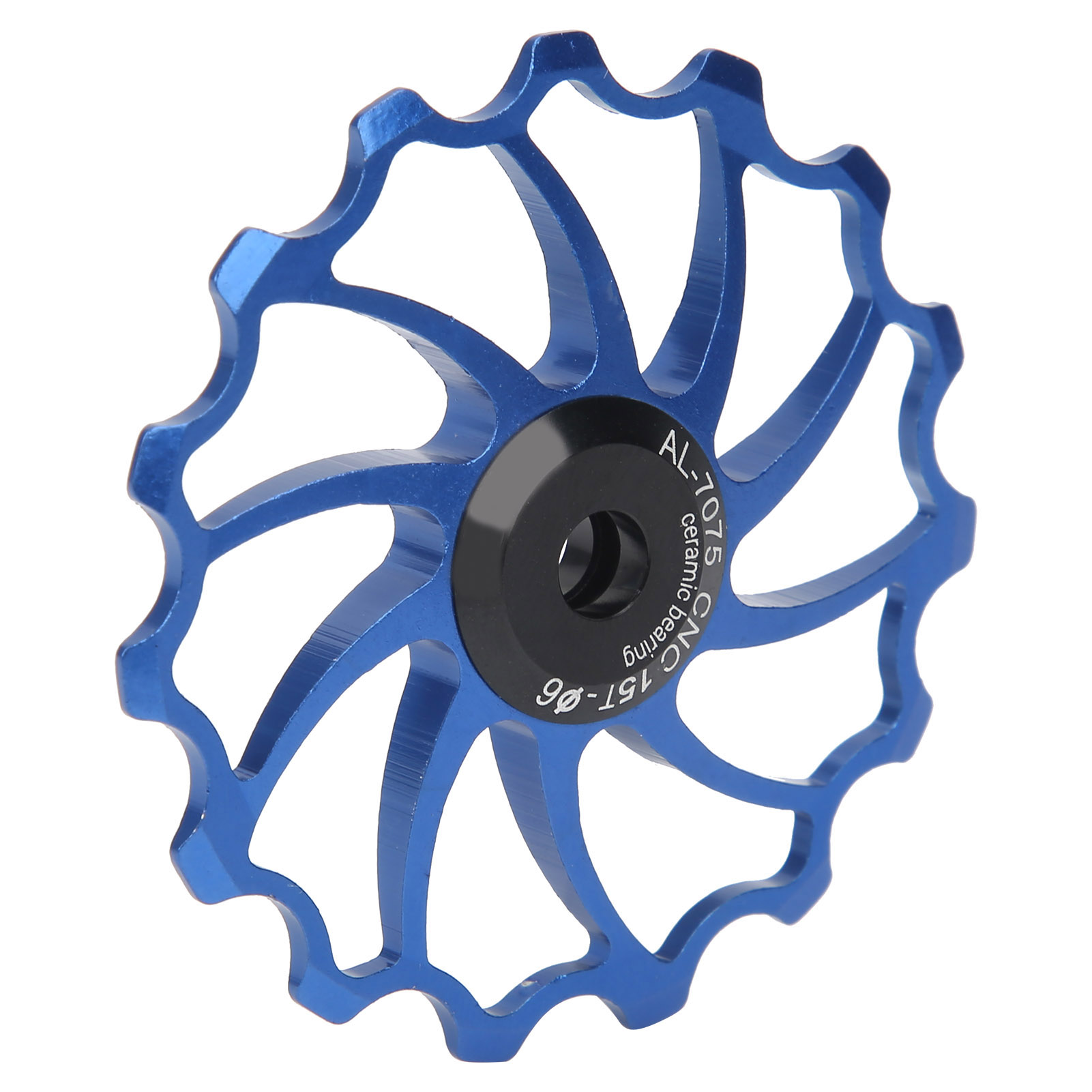 15t Fahrrad-schaltwerksrolle Aus Aluminiumlegierung Mit Keramiklager, Blau