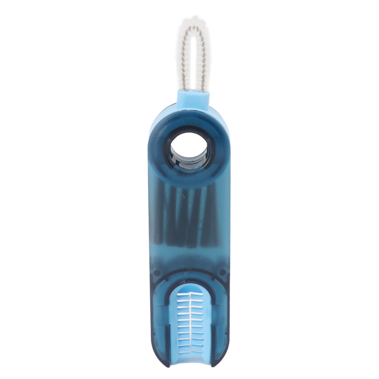 3-in-1 Babyflasche, Becherdeckel, Reinigungsbürste, Multifunktionale Saugerbürste, Blau