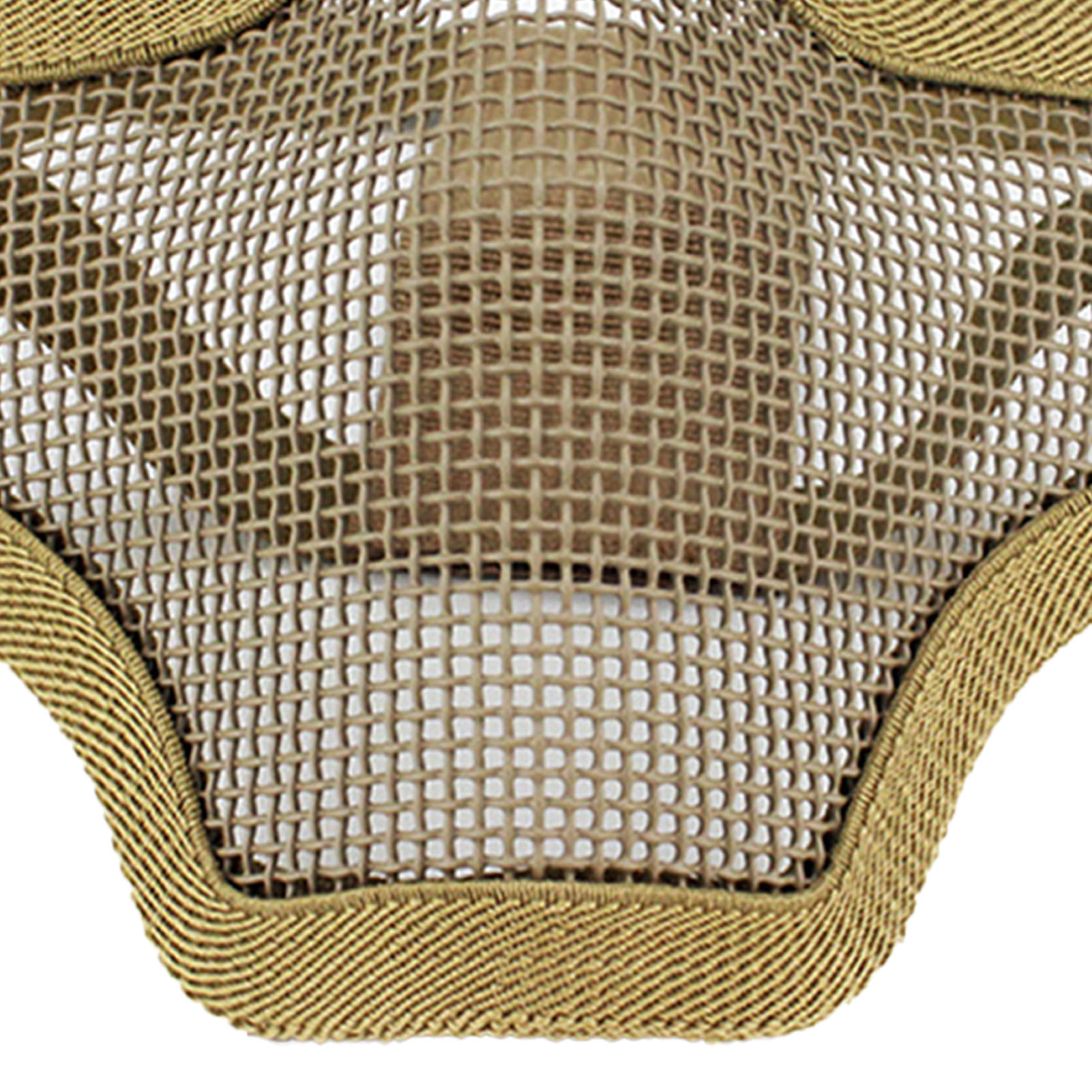 Halbgesicht Aus Metallgewebe, Mit Originellem Design, 54 Bis 62 Cm Groß, Geeignet Für Outdoor-aktivitäten, In Brauner Farbe.