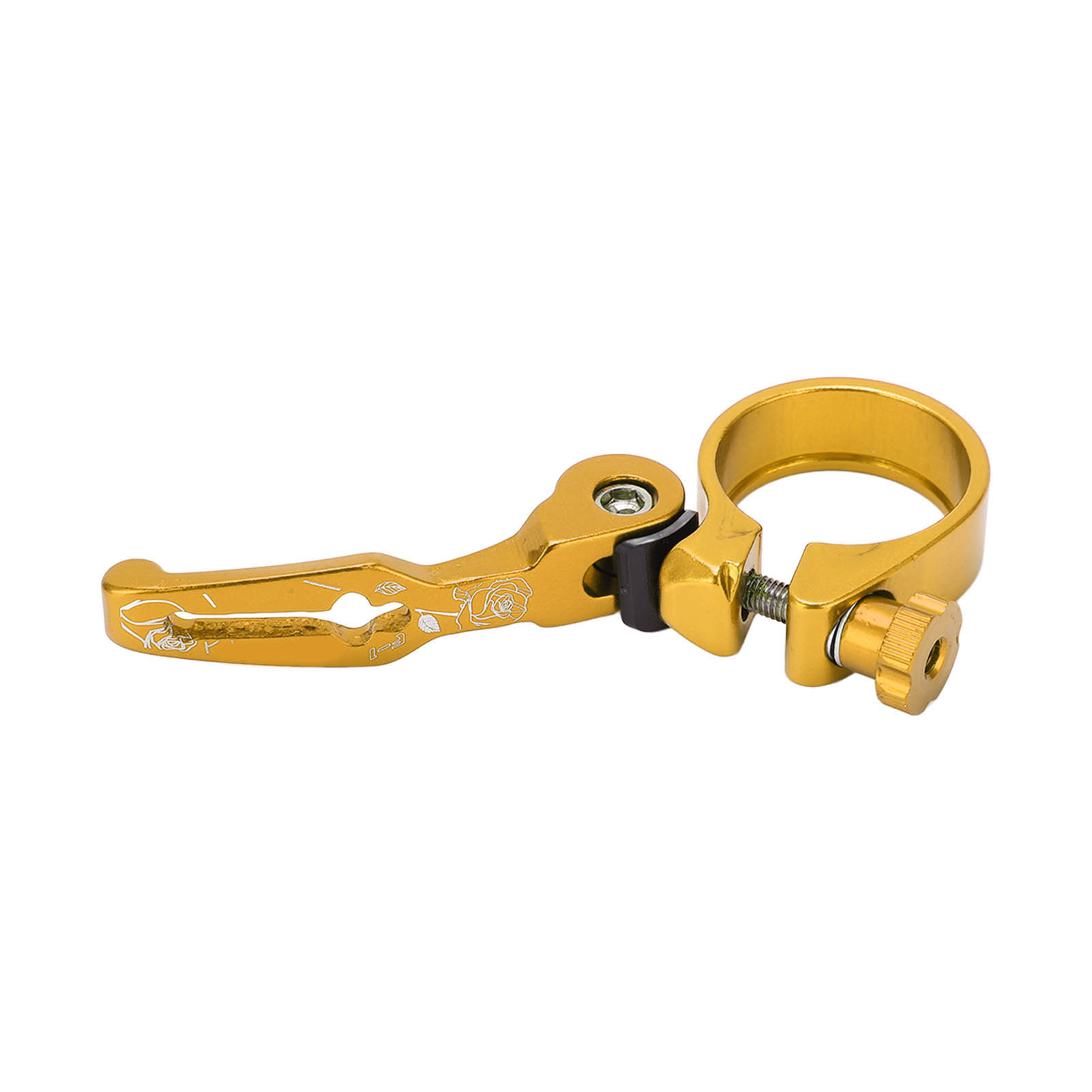Viaron Mountainbike-sattelklemme Aus Aluminiumlegierung, Schnellspanner, 31,8 Mm, Goldfarben