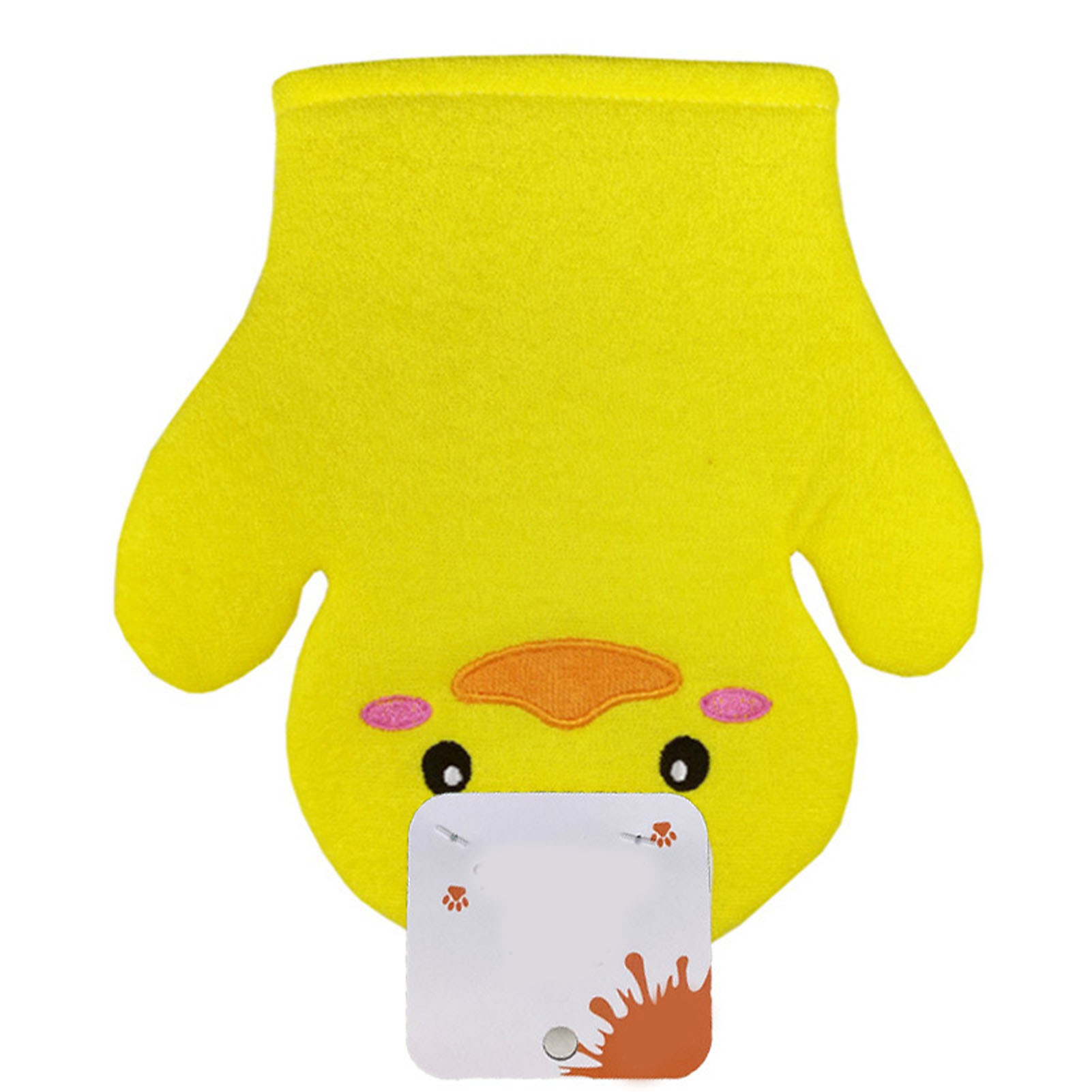 Peeling-waschhandschuh Mit Körperpeeling, Elegantes Design, Massage-badetuch Für Kinder Und Erwachsene, Gelbe Ente, Einheitsgröße