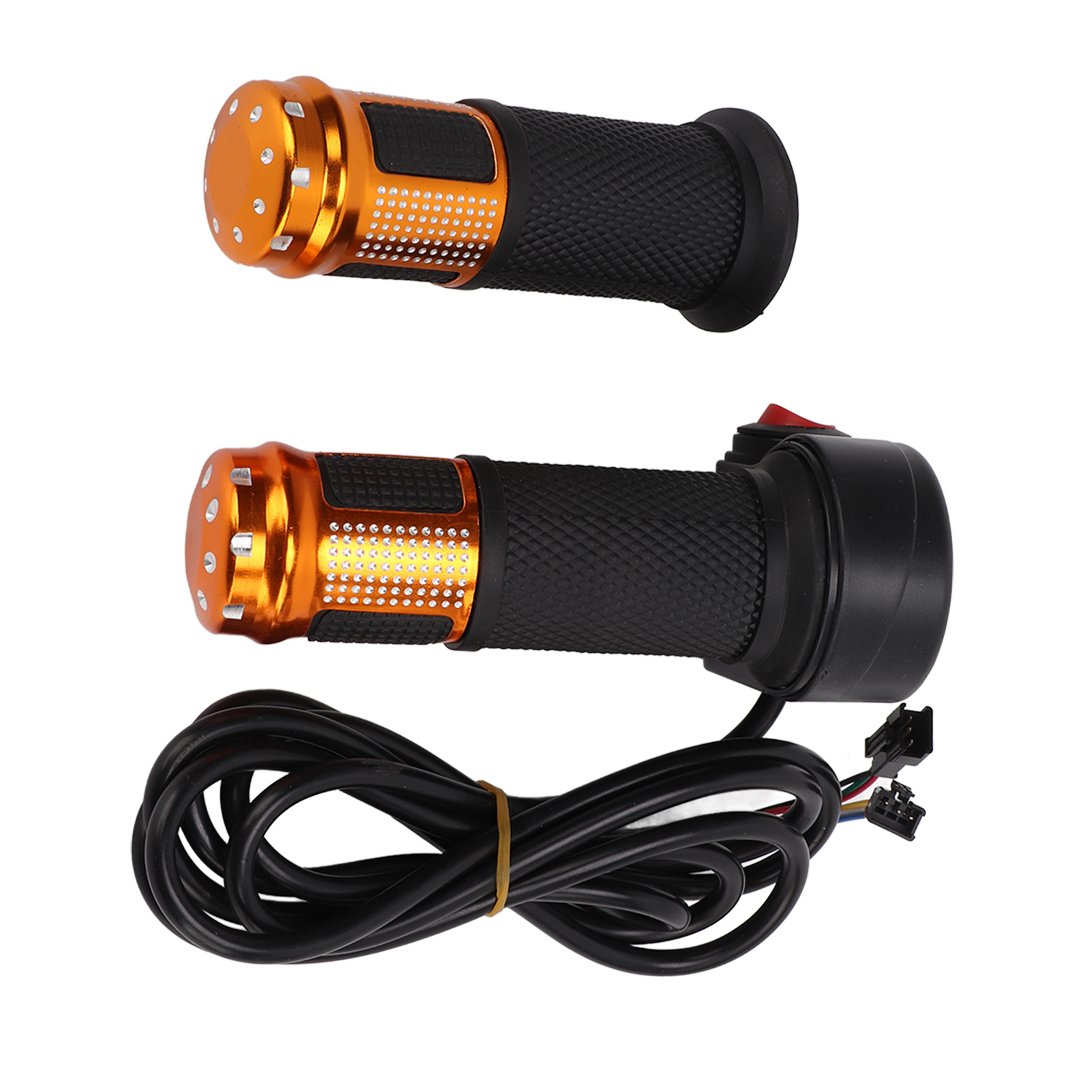 Universeller 12v-99v 6-adriger Gasgriff Für E-bikes, Zweistufig Und Dreistufig, Goldfarben