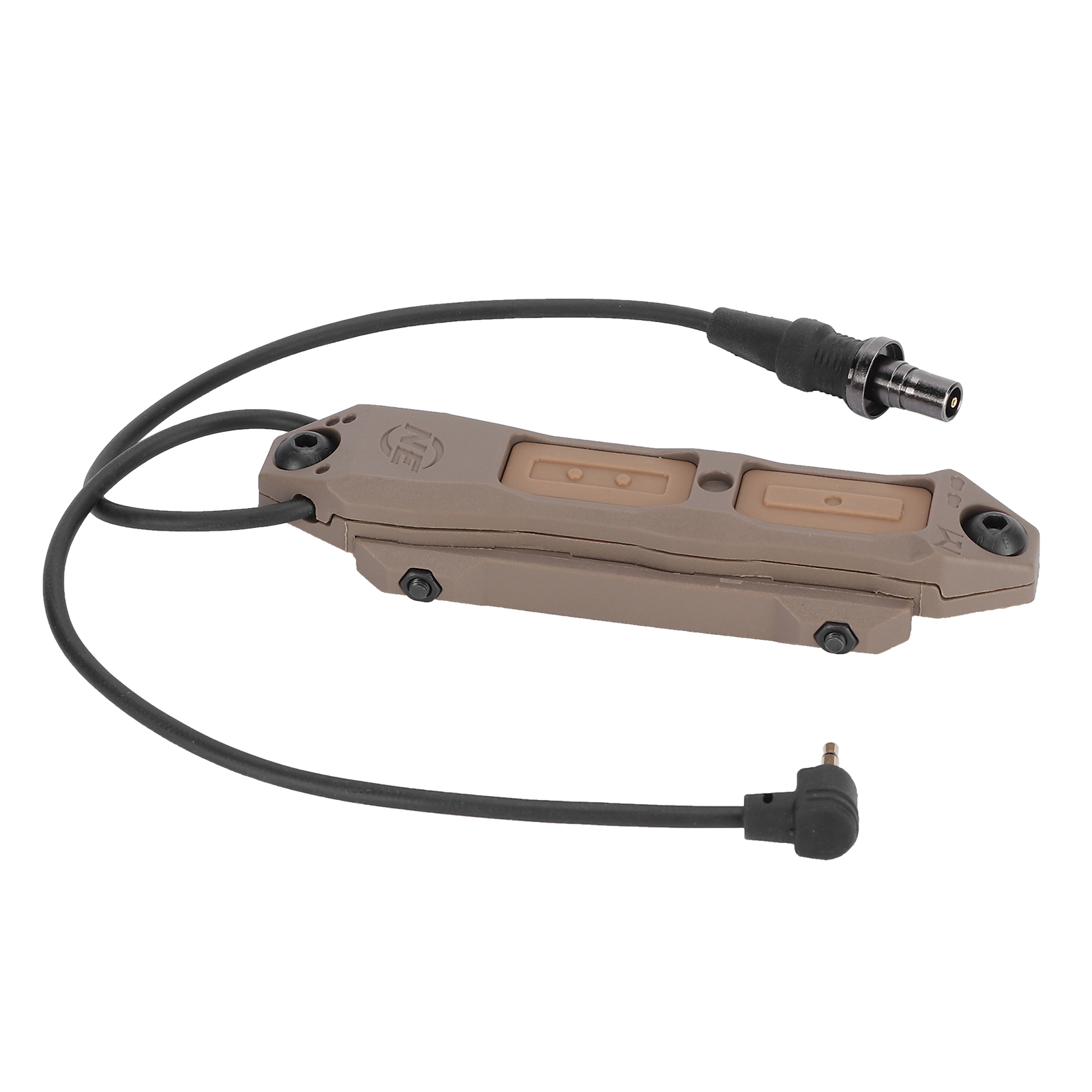 Manueller Doppeldruckschalter Für Outdoor-taschenlampe, Passend Für Peq-lichtzubehör, Doppelschalter