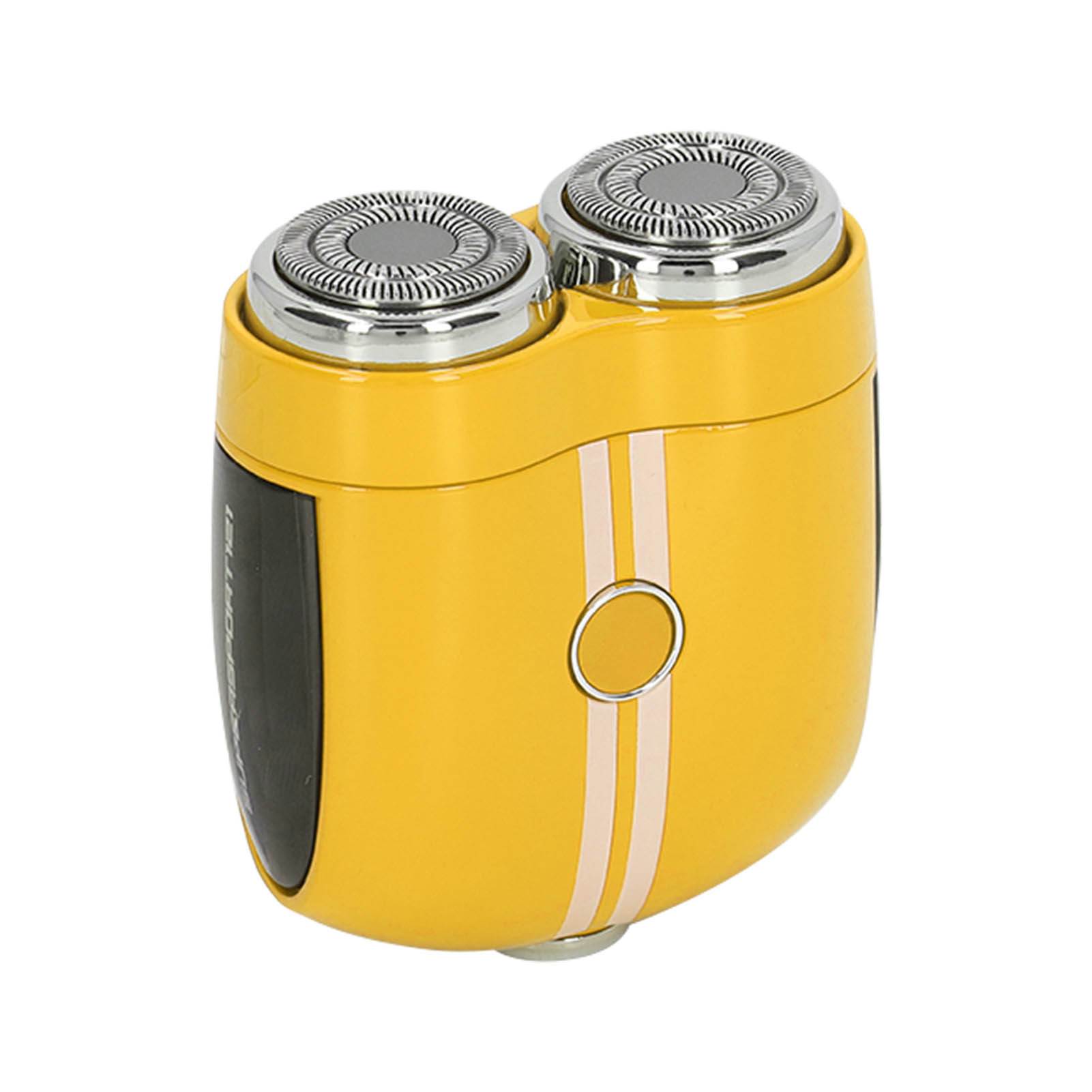 Elektrischer Mini-bartrasierer, Usb-c-ladefunktion, Gebogener Scherkopf, Für Trocken- Und Nassrasur Geeignet, Wasserdicht Nach Ipx7, Gelb.