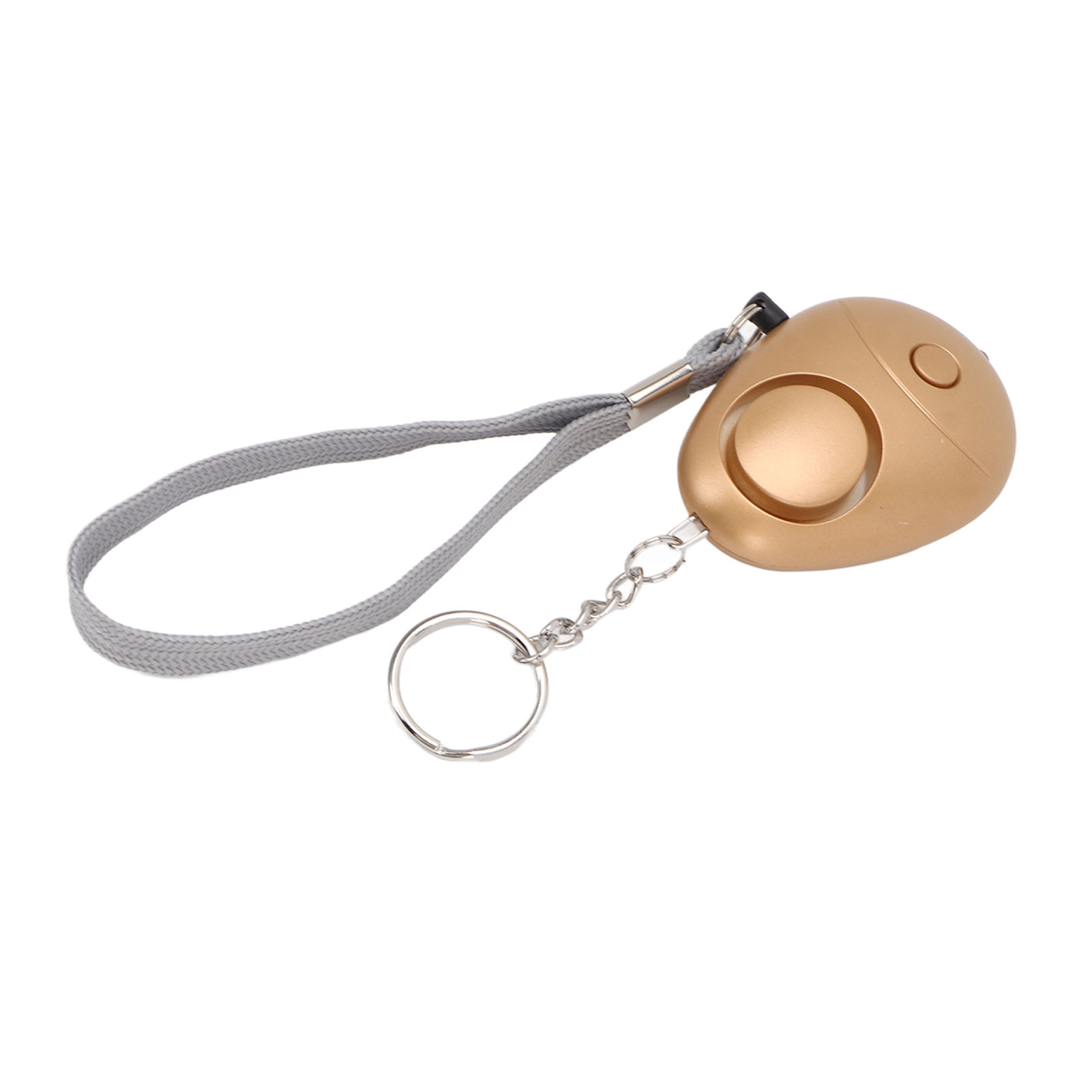 Tragbarer, Persönlicher Notrufknopf Mit 130 Db Und Led-licht, Geeignet Für Frauen, Männer, Kinder Und Senioren. Farbe: Gold.