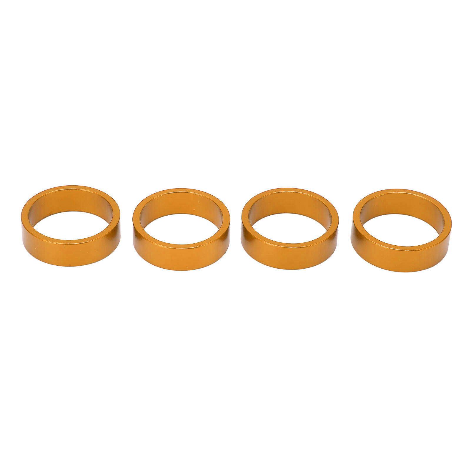Set Aus 4 Lenker- Und Vorbauspacern Aus Aluminiumlegierung Für Rennräder Und Mountainbikes, 28,6 X 10 Mm (1,13 X 0,39 Zoll), Goldfarben.