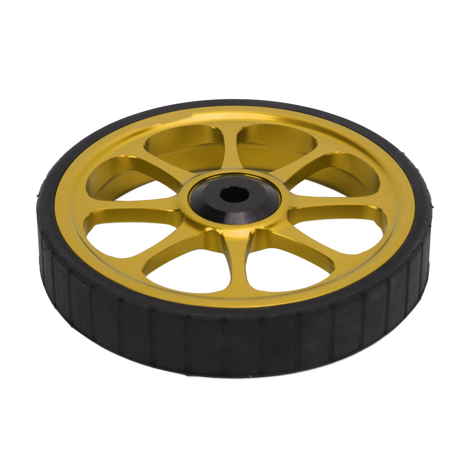 Easy Wheel Faltrad Aus Aluminiumlegierung, 82 Mm Breites Lager, Kompatibel Mit Brompton 3sixty, Goldfarben.