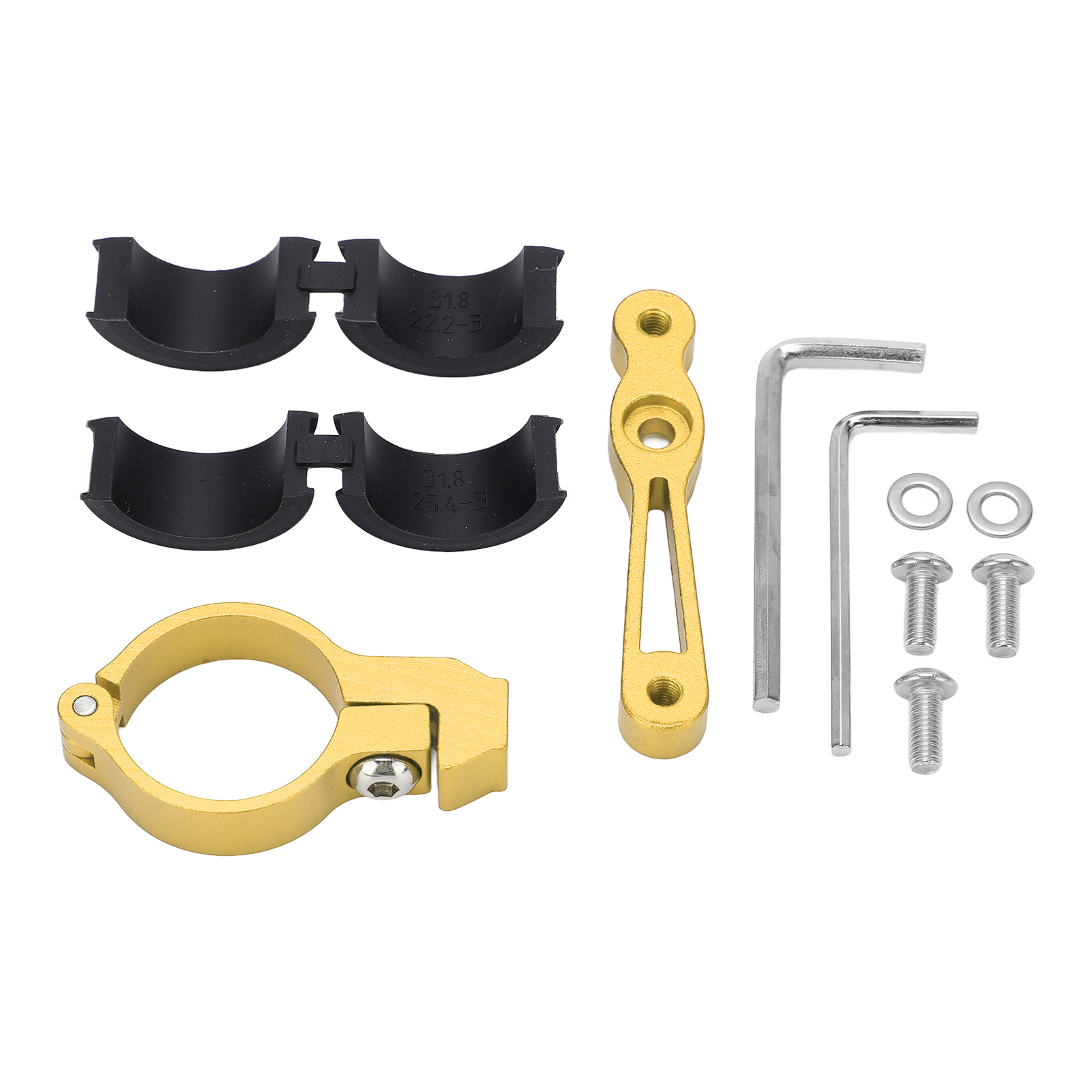 Fahrrad-flaschenhalteradapter, Aus Aluminiumlegierung, Sattelstützenbefestigung, Goldfarben