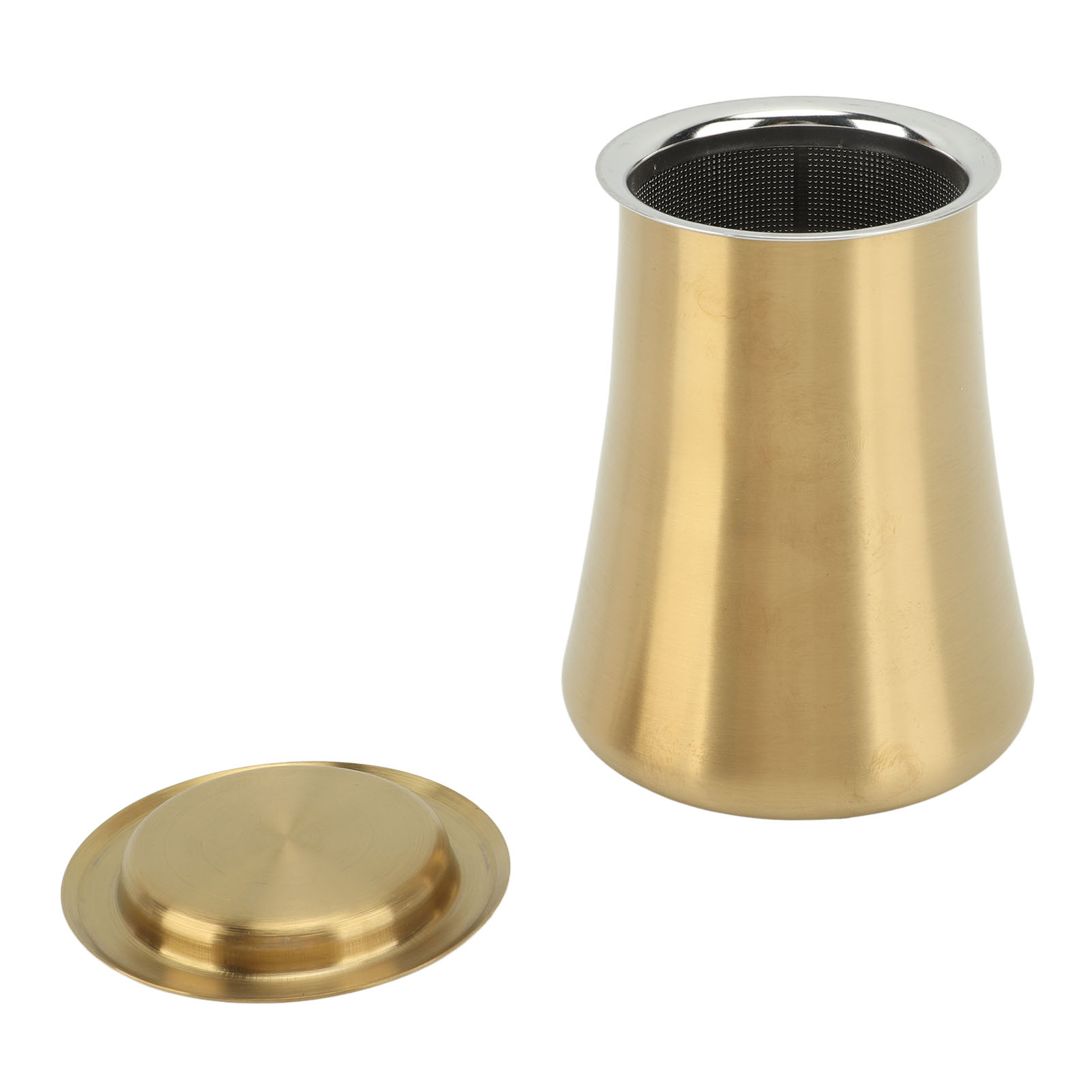 Kaffeesieb Aus Edelstahl 304, Zubehör Für Die Kaffeezubereitung Zu Hause, Goldfarben.