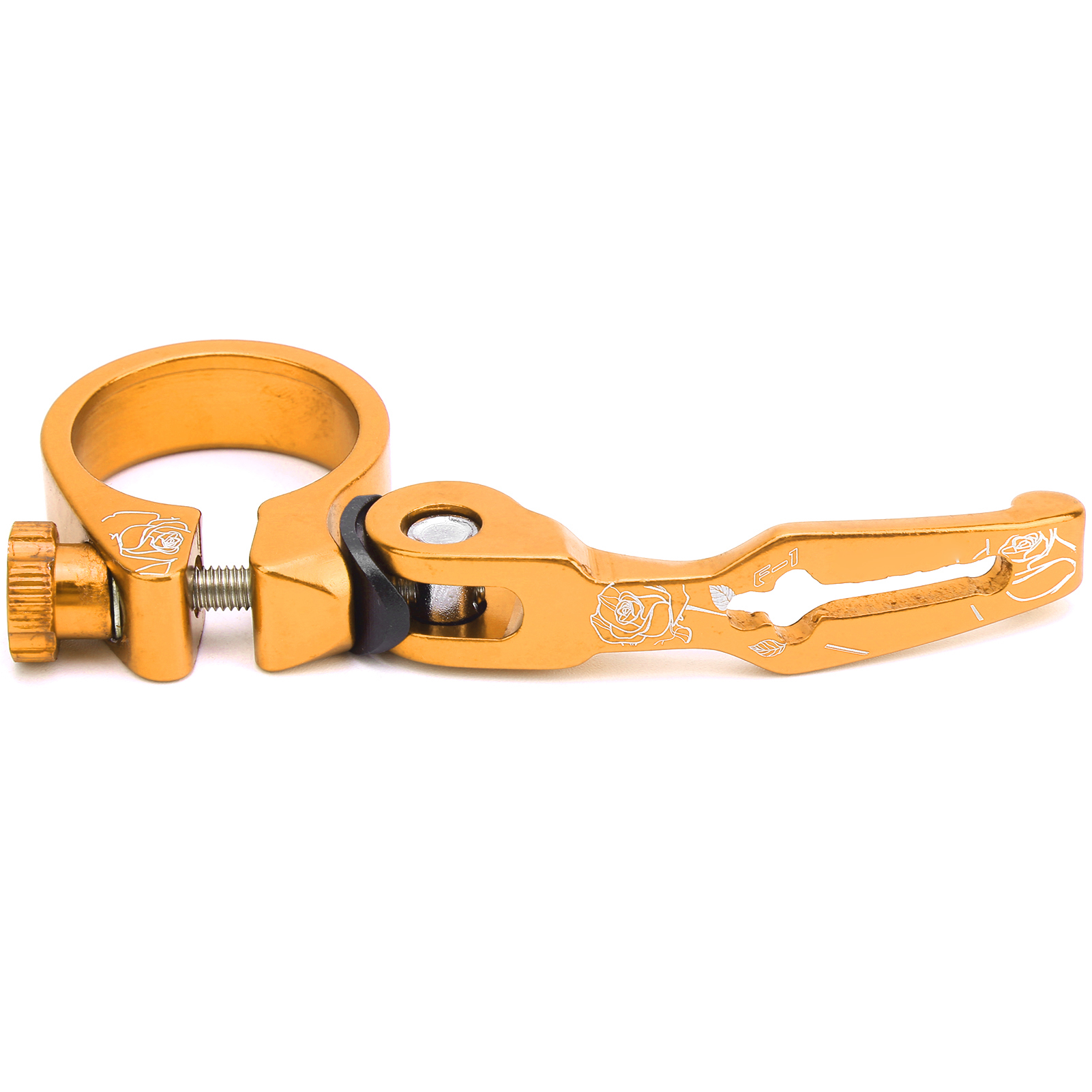 31,8 Mm Schnellspann-sattelklemme Aus Aluminiumlegierung Für Mountainbikes Und Rennräder, Goldfarben