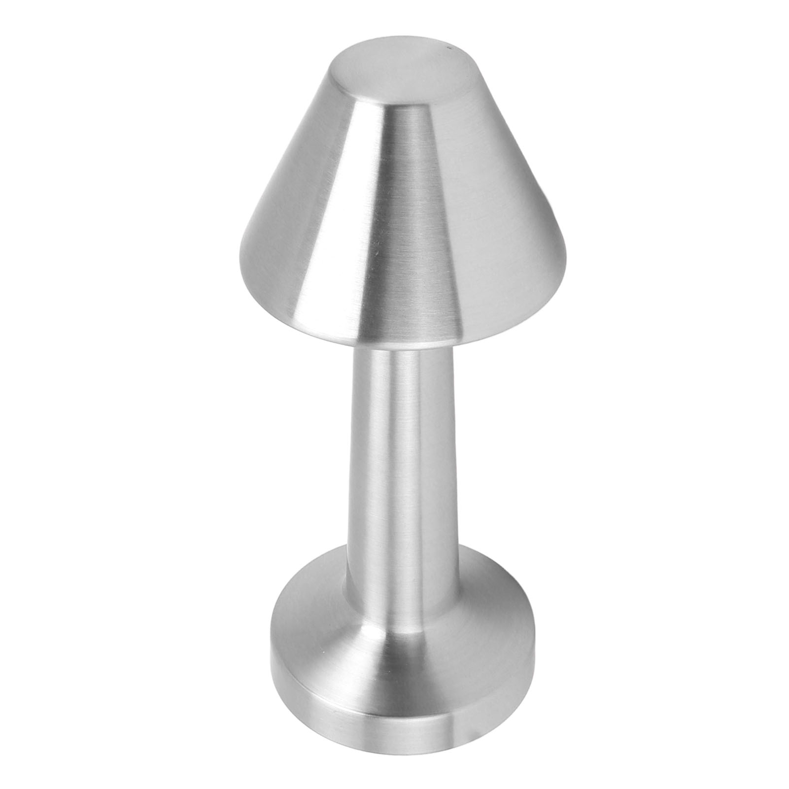 3w Led-tischleuchte, 3 Farben, Dimmbar, Usb-aufladbar, Kabellos, Silberfarben.