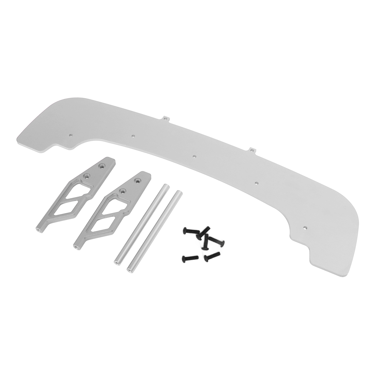 310 Mm Frontstoßstange Aus Aluminiumlegierung Für Arrma 1/7 Und 1/8 Rc-cars, Ersatz- Und Upgrade-teil, Silberfarben.