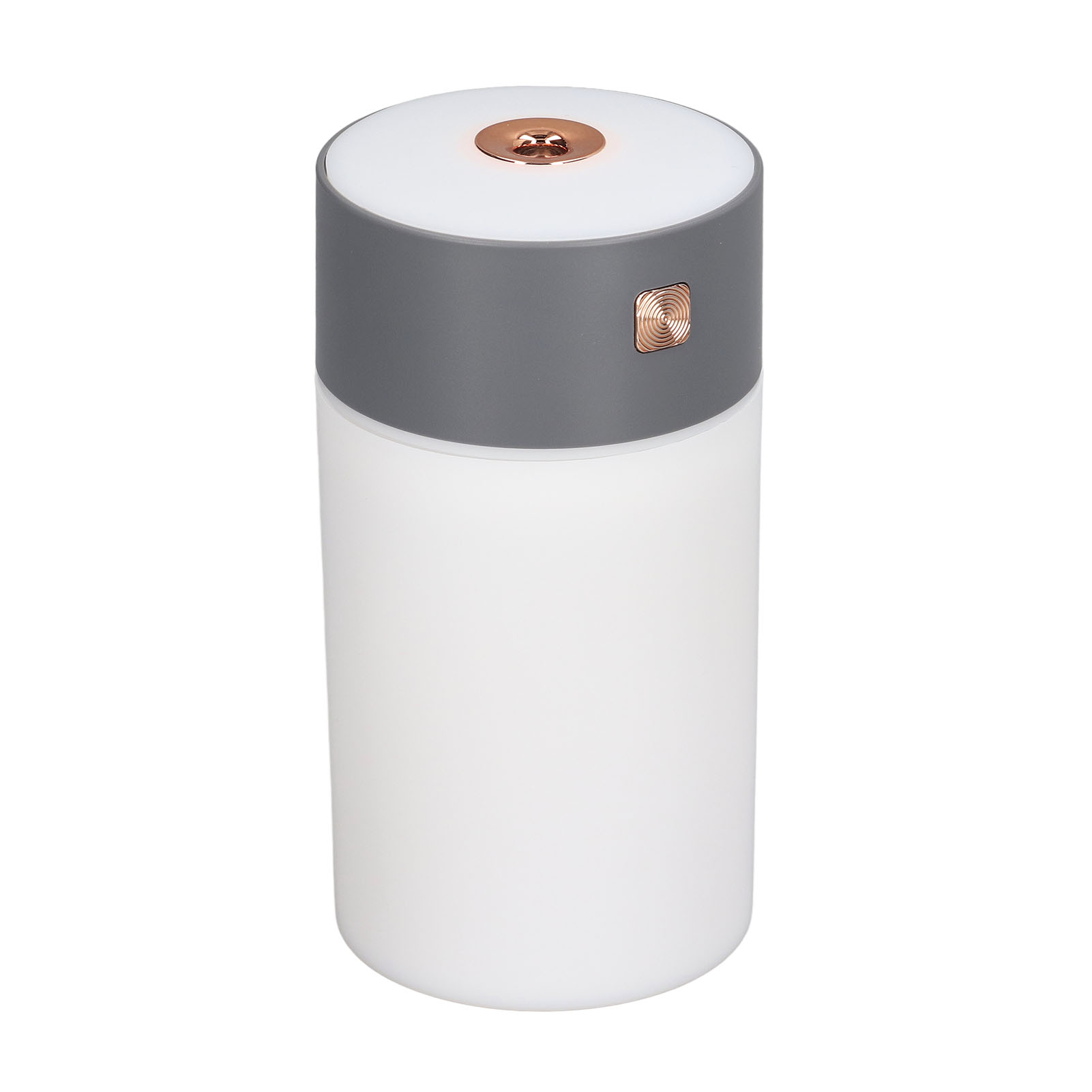 Tragbarer 300-ml-tischluftbefeuchter Mit Kaltvernebelung Und Farbigem Licht, Ideal Für Auto, Zuhause, Büro Und Reisen. Farbe: Grau.