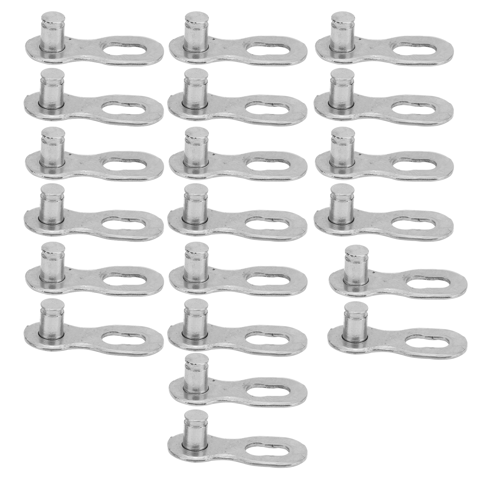 10 Paar 10-gang-stahl-fahrradketten-verbindungsstücke Silber