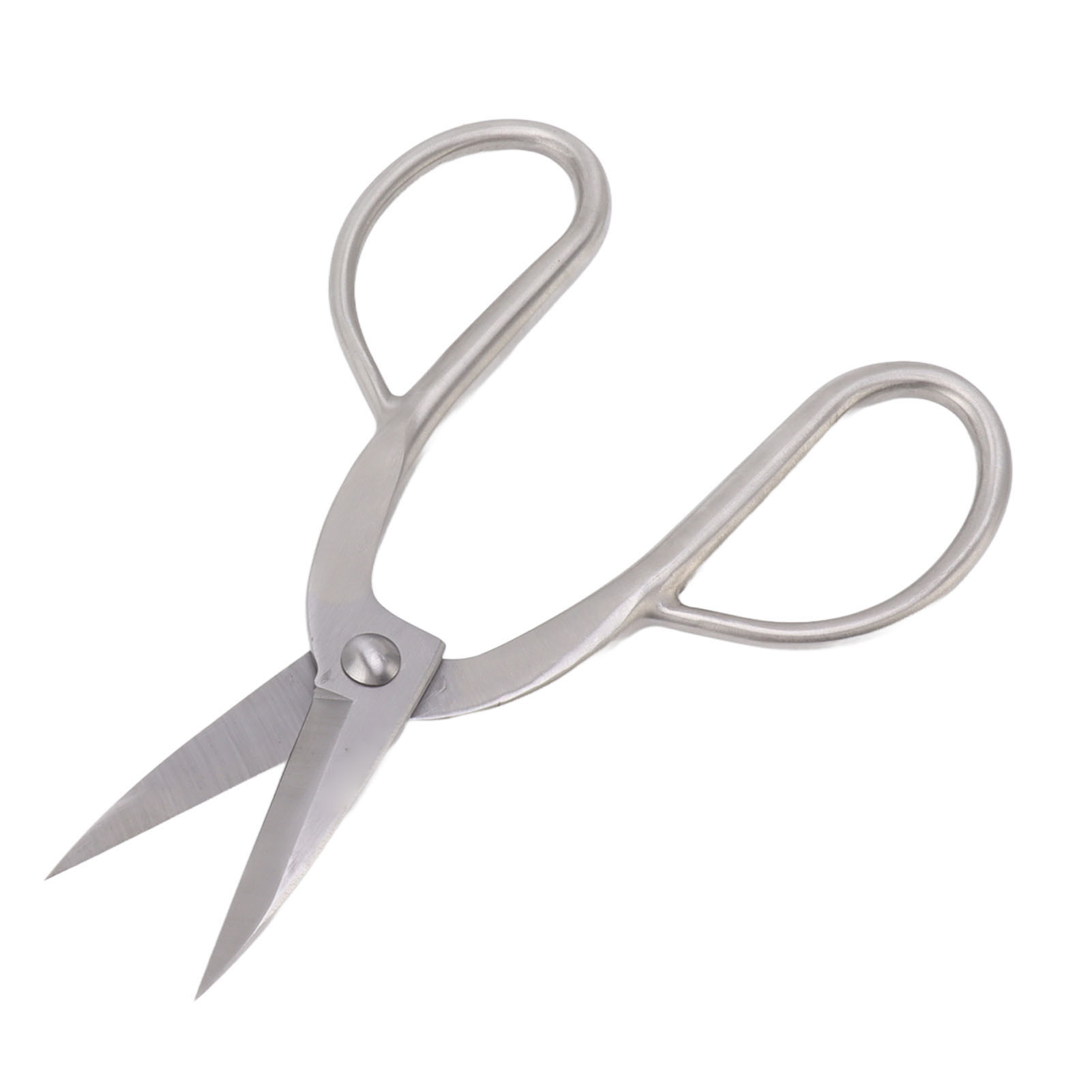 20 Cm Lange Bonsaischere Aus Edelstahl, Zimmerpflanzenschere, Stiel- Und Kräuterschneider, Blumenschneider Und Pflanzentrimmer, Silberfarben