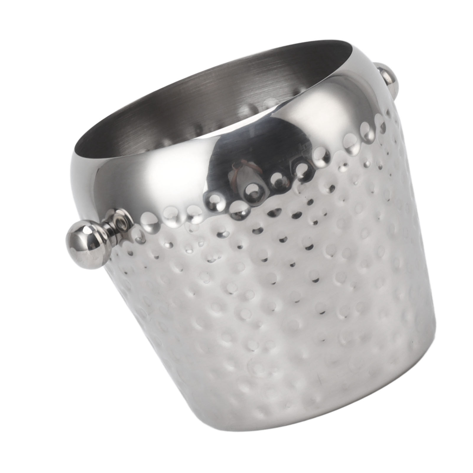 Eisbehälter Aus Edelstahl, Mini-isolierbehälter Für Bar, Wein, Champagner, 1 Liter, Silber