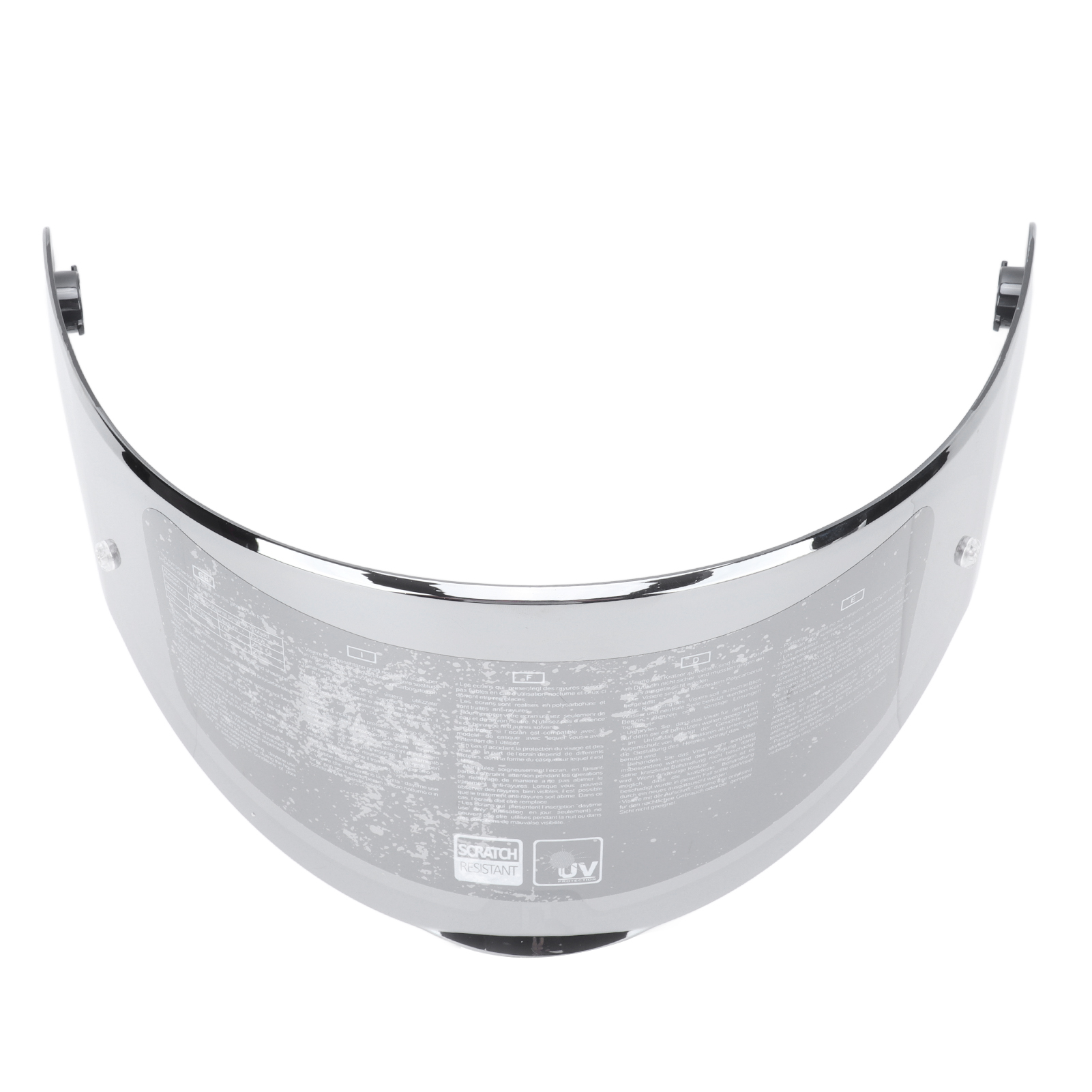 Silbernes Motorradhelmvisier, Robust Und Transparent, Bietet Langanhaltenden Sonnenschutz Für Die Helme Ff320, 328, 353 Und 800.
