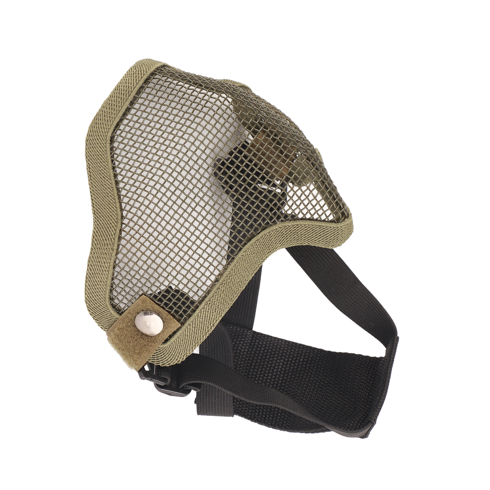 Halbgesicht Aus Metallgewebe, Mit Originellem Design, 54 Bis 62 Cm Lang, Geeignet Für Outdoor-aktivitäten, In Grüner Farbe.