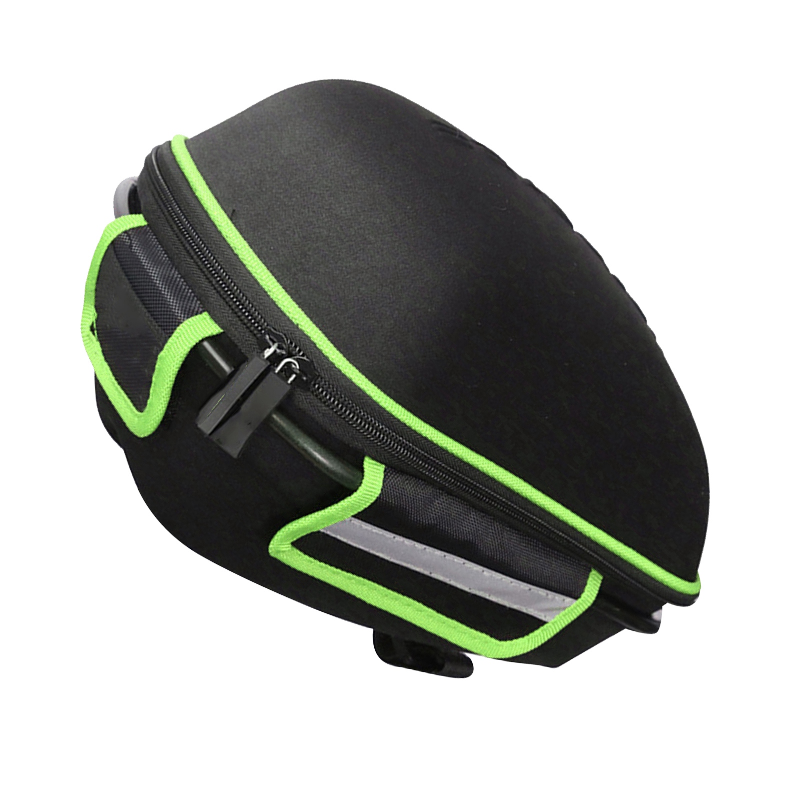 Satteltasche Für Rennrad/mountainbike Mit Großem Fassungsvermögen, Dickwandige, Stabile Schale, Grün