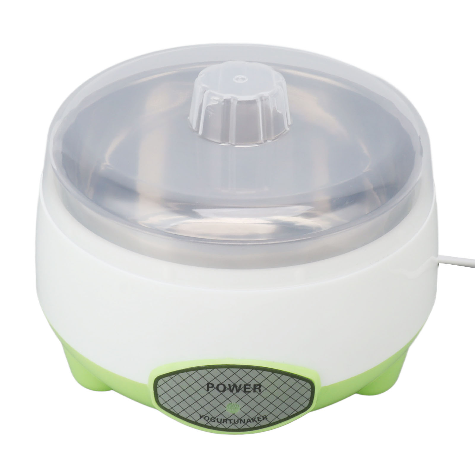 Kompakter Joghurtbereiter Aus Edelstahl Für Selbstgemachten Joghurt, Grün, 15 W, Europäischer Stecker, 220 V