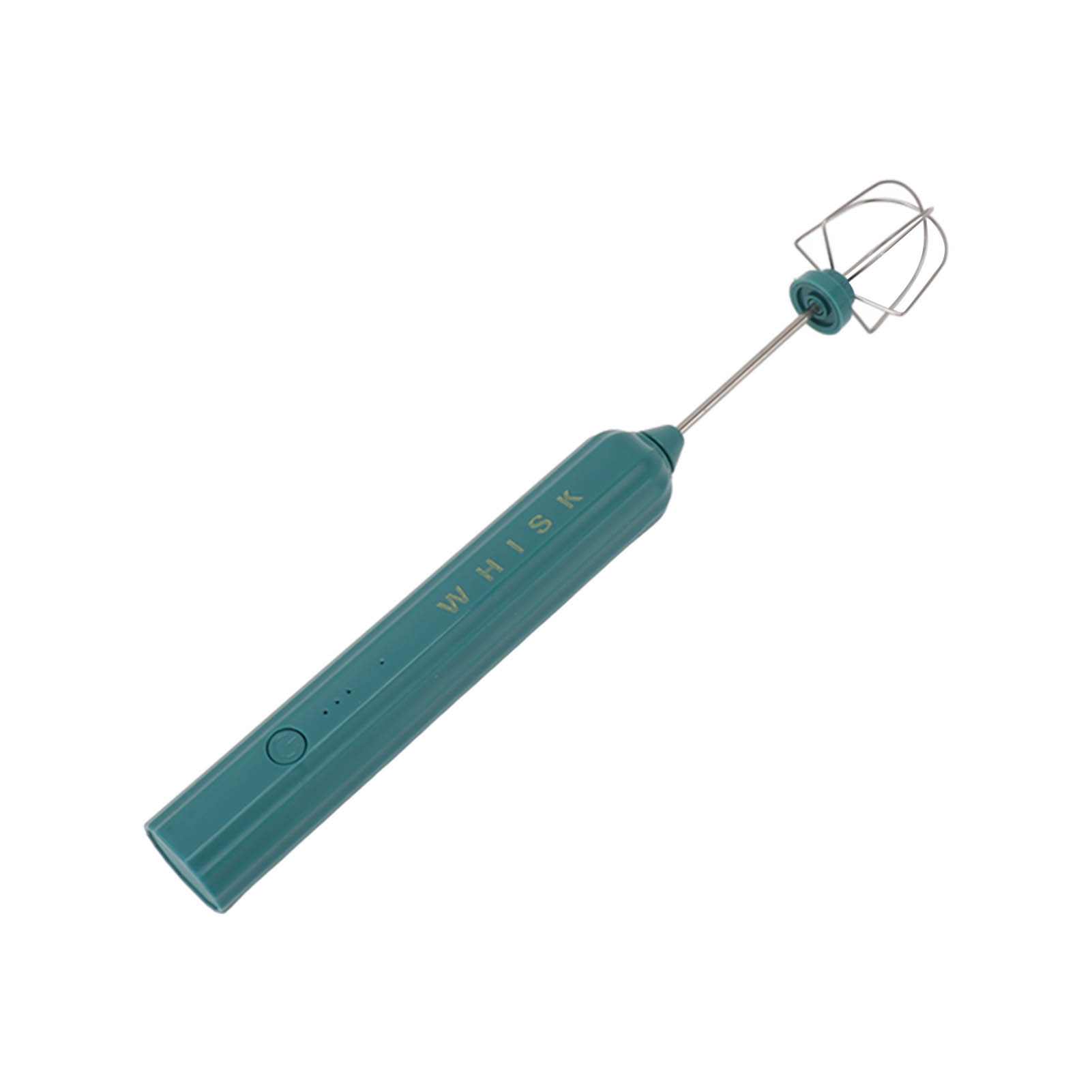 Elektrischer Edelstahl-usb-haushaltsmixer, Kleiner Tragbarer Akku-mixer, Schneebesen Und Milchaufschäumer, Grün