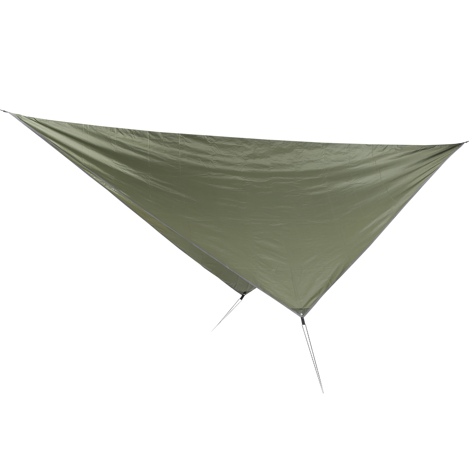 360 X 290 Cm Campingabdeckung, Wasserdicht, Multifunktional, Rautenförmig, Sonnenschutz, Strandtuch, Armeegrün
