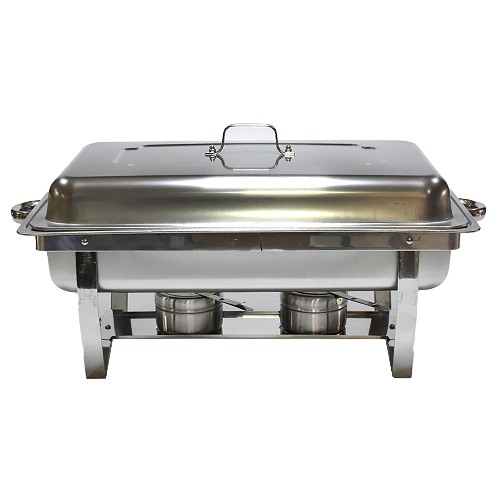 Buffet-speisenwärmer Mit 2 Tabletts, Warmhalteplatte, Buffet-set, Speisenwärmer Aus Edelstahl Für Hotels Und Restaurants