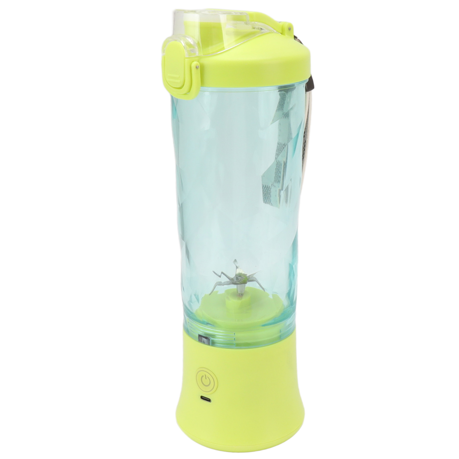 Tragbarer, Per Usb Aufladbarer Mixer 600 Ml (20 Oz), Mini-größe, 6 Klingen, Ideal Für Küche, Zuhause Und Reisen.