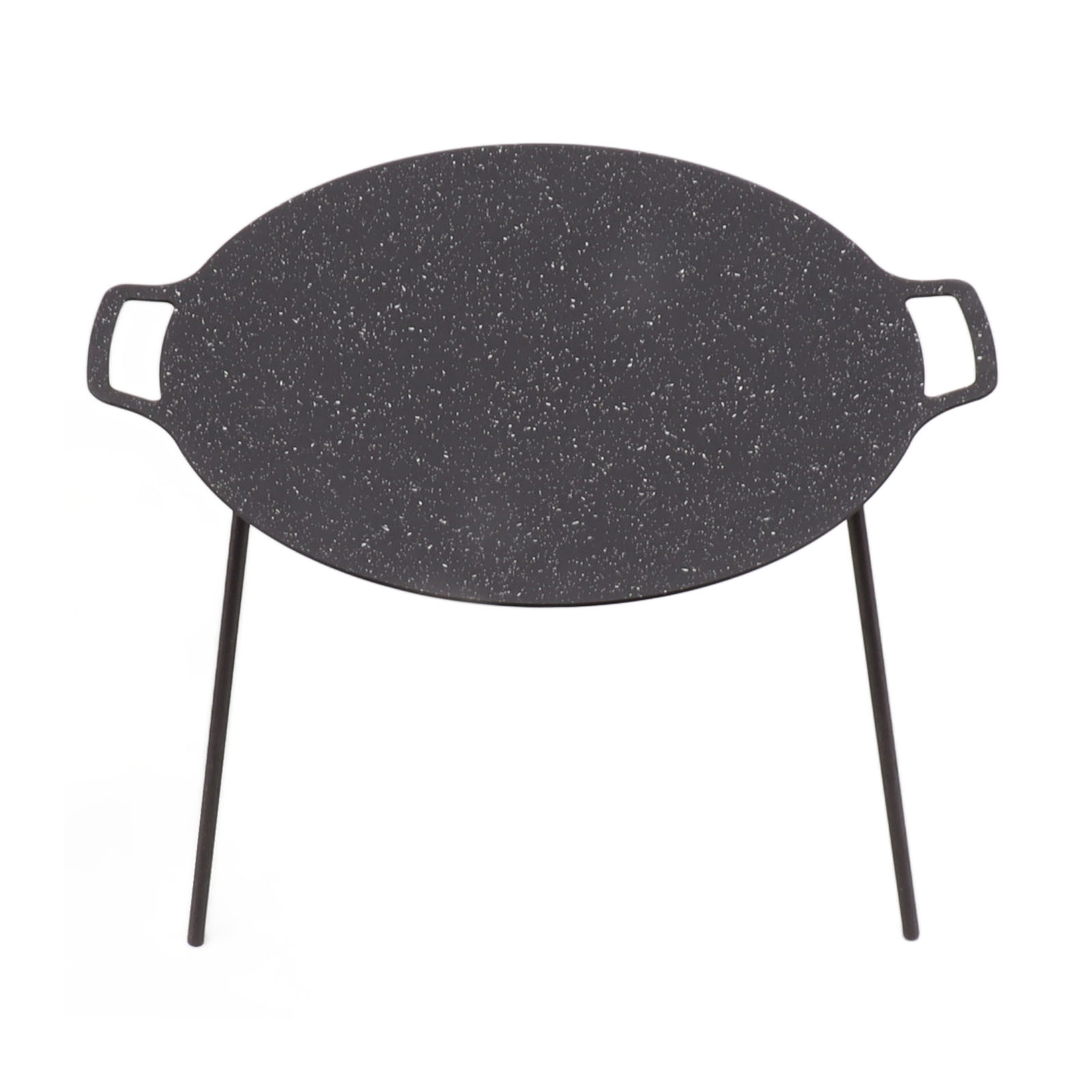 Runde Grillpfanne Mit 6-lagiger Beschichtung, 2 Griffen, Kochplatte Aus Medizinischem Stein, 30 Cm Hoch, Ofenfest, 14,2 Zoll