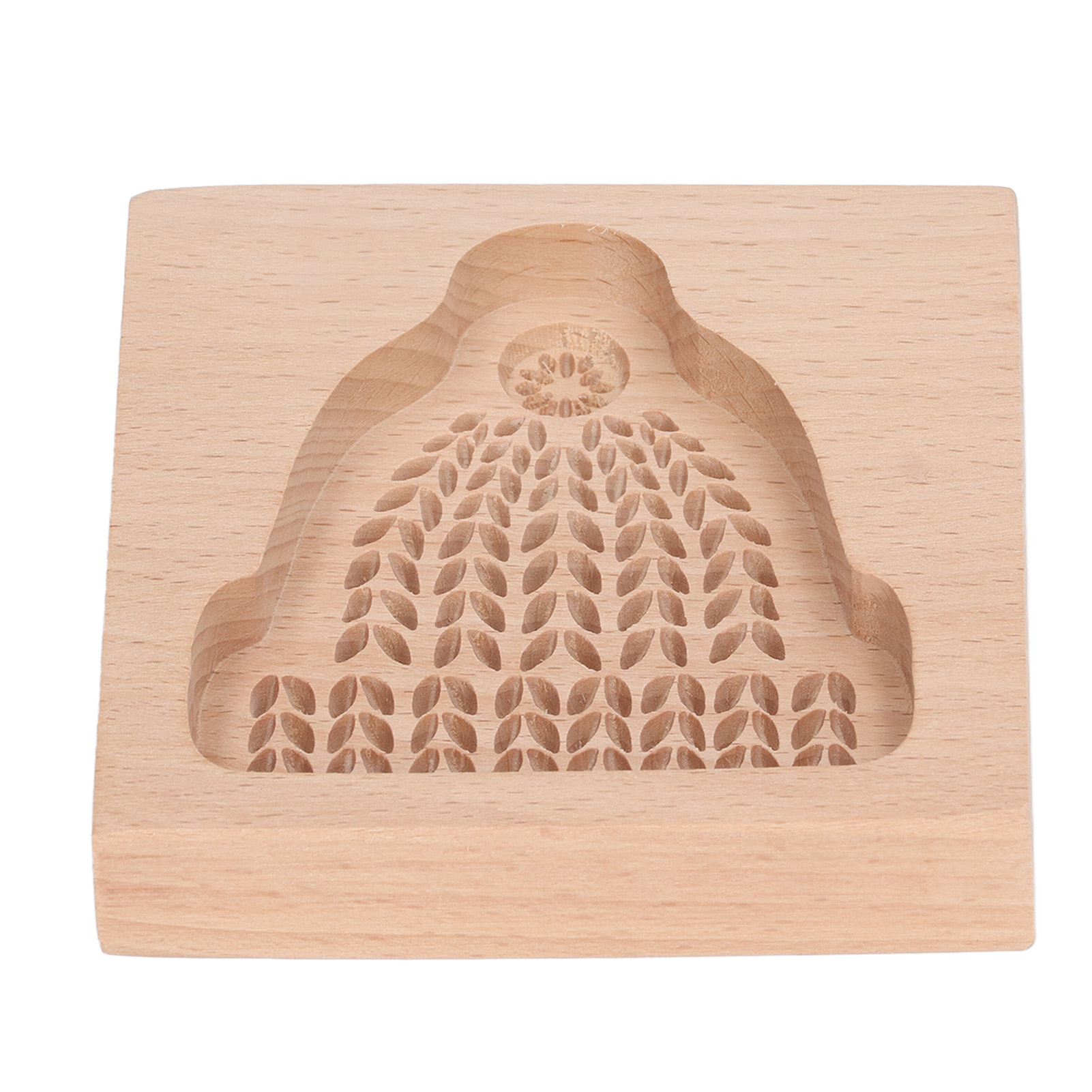 Geschnitzte Hölzerne Keksform, Lebkuchenpresse, Waffeleisen, Weihnachtsmützenform