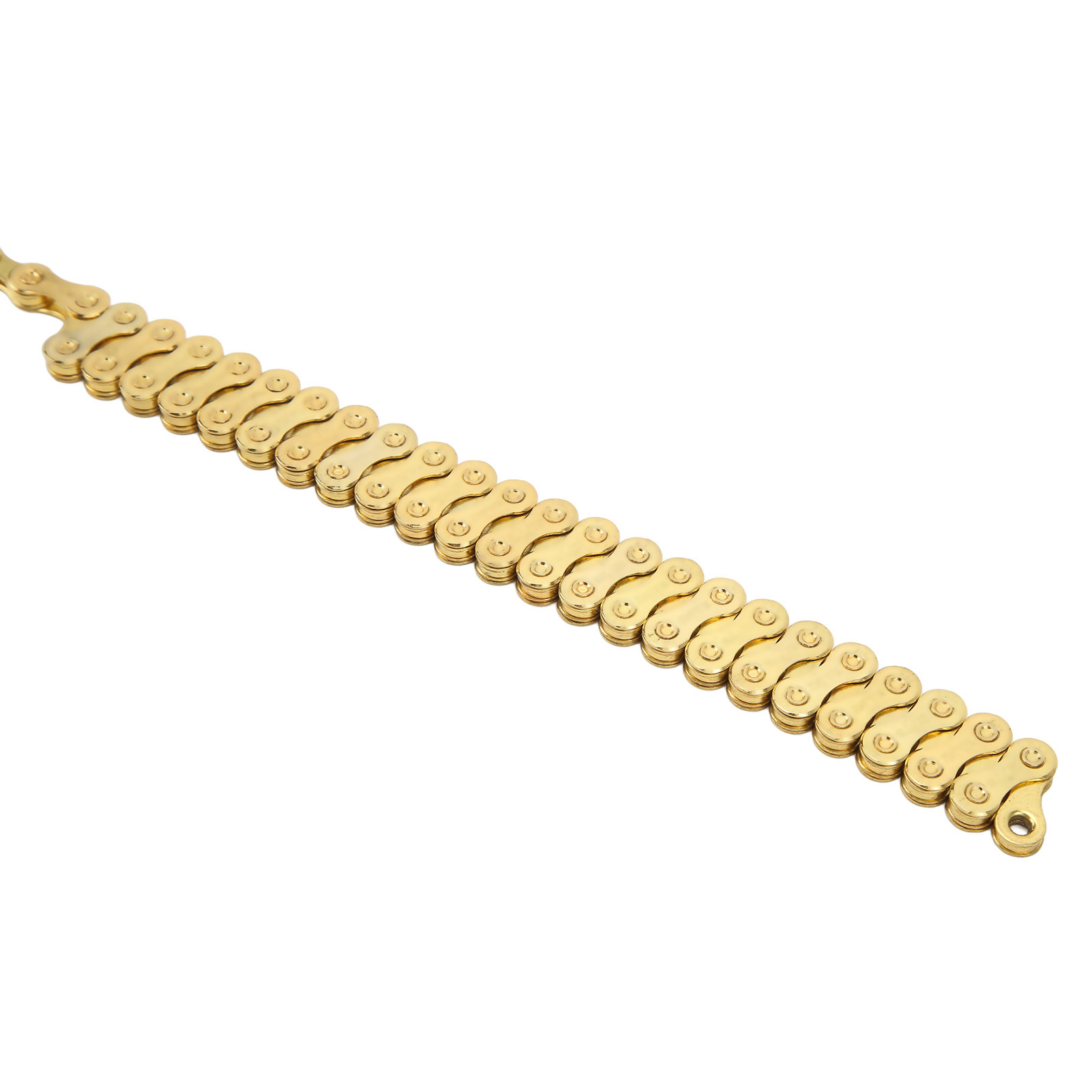 Rennradkette, 116 Glieder, Legierter Stahl, 11 Gänge, Goldfarben.