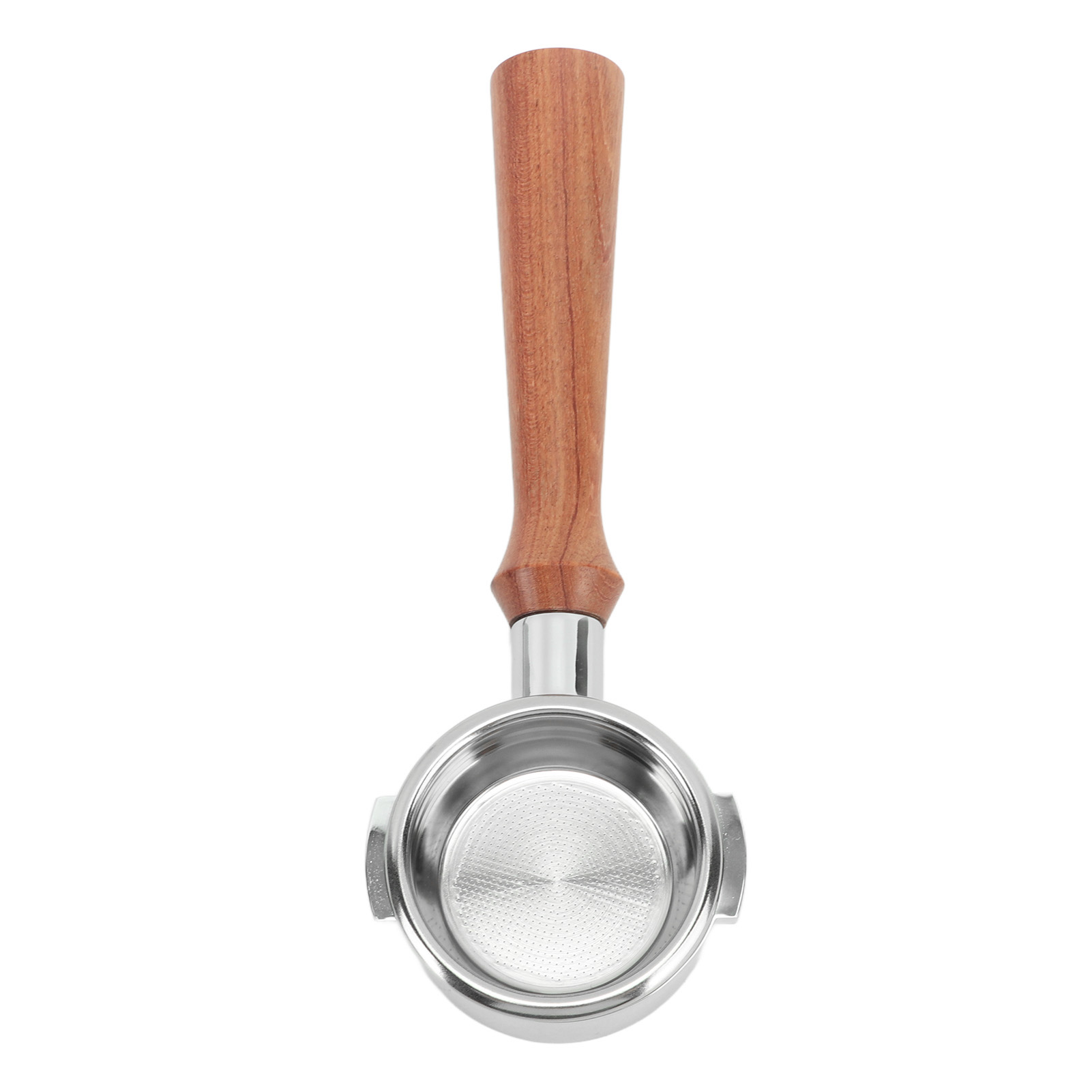 Bodenloser, Einlagiger Kaffeefilterhalter Aus Aluminiumlegierung (58 Mm) Für Die Expobar F Kaffeemaschine, Rosenholz-finish