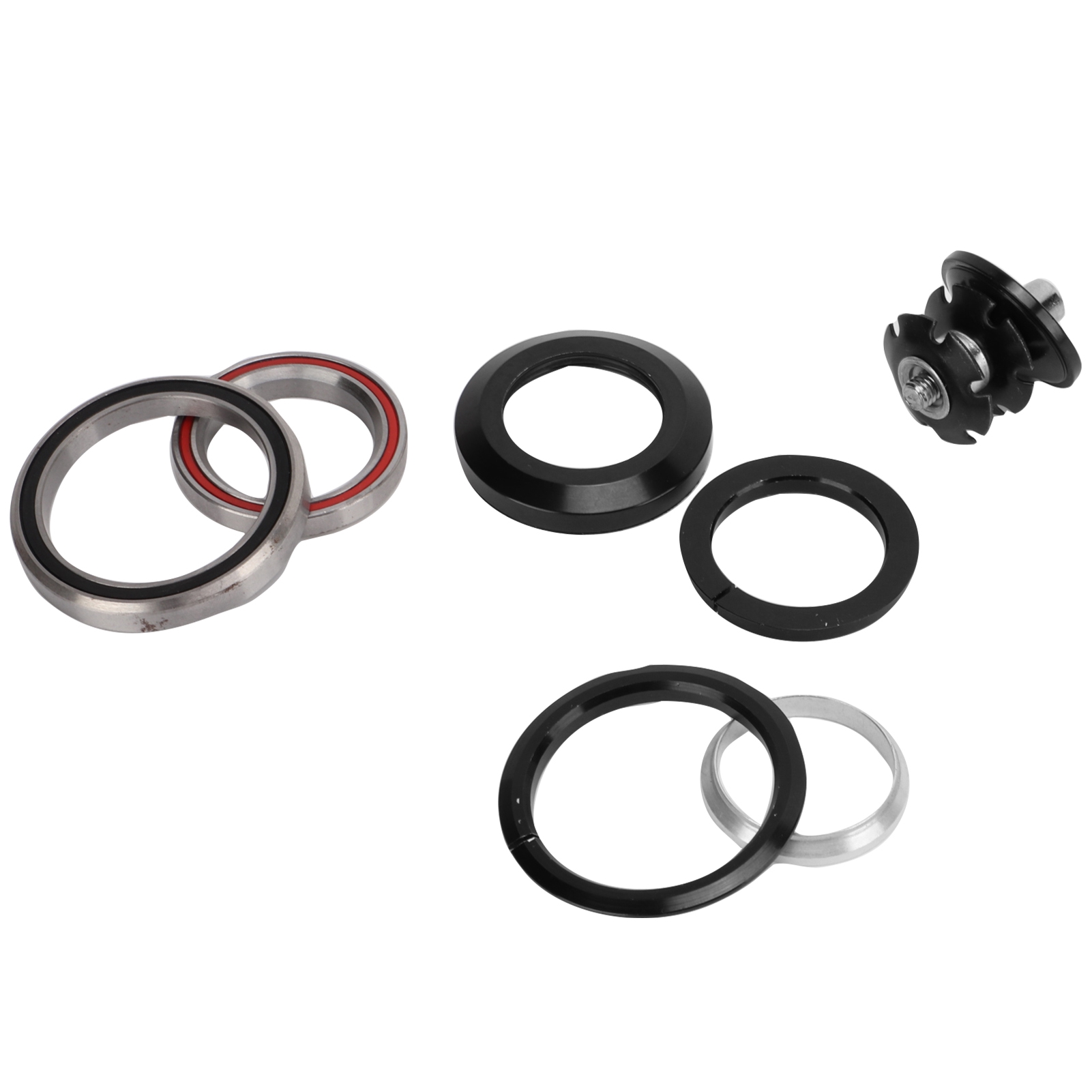 Steuersatz Für Fahrräder Mit 42/41,8-52 Mm Lochkreis, Mit Integrierten Lagern Und Konischer Lagerschale, Für Mountainbikes Und Rennräder