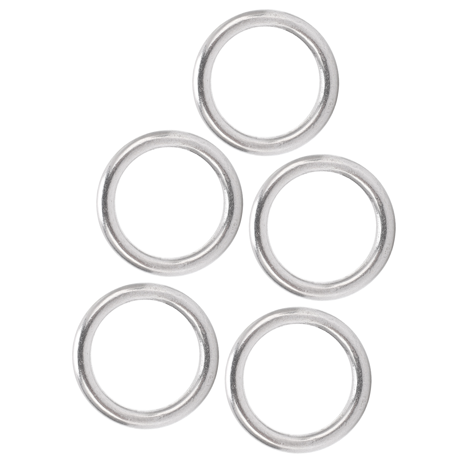 Packung Mit 5 Geschweißten O-ringen Aus Seewasserbeständigem Edelstahl, Rund, 4 X 20 Mm, Für Bootfahren, Tauchen Und Gepäck.