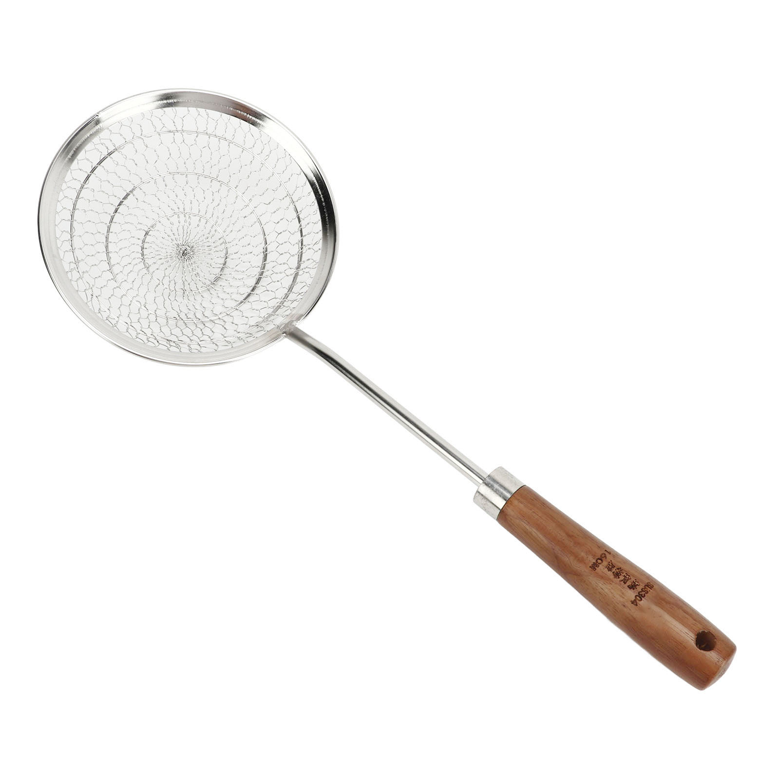 Langstieliger Holzlöffel Zum Abschmecken, Aus Hitzebeständigem Edelstahl 304, Mit Absplitterungen, Zum Probieren In Der Küche Und Zum Kochen Von Spaghetti, Klein (10,8 X 6,5 Zoll)