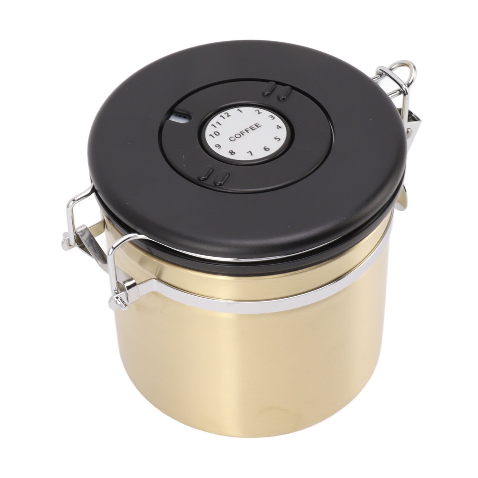 Luftdichter Behälter Aus Edelstahl 304 Für Kaffee, Tee, Zucker, Müsli, 1,2 L