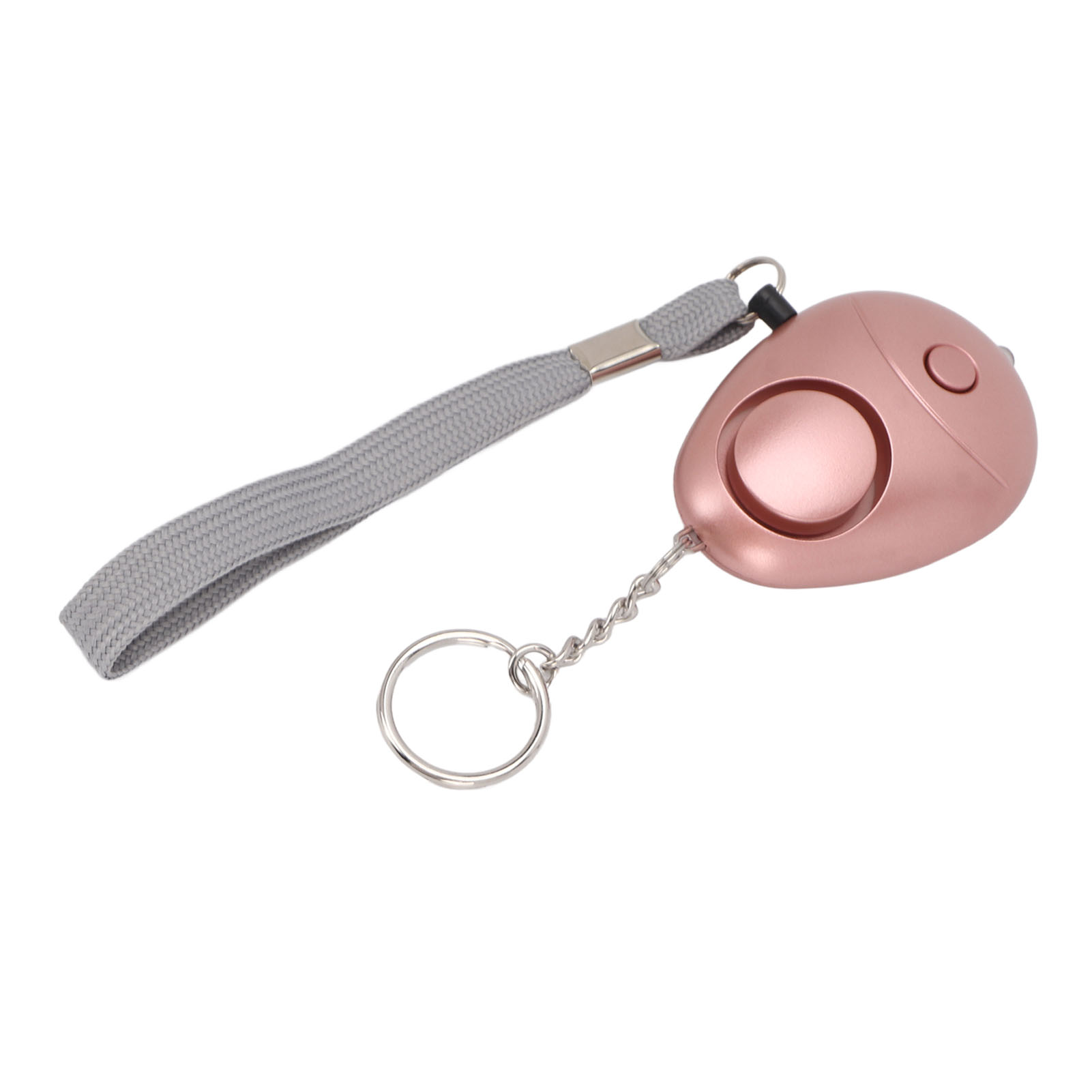Tragbarer Persönlicher Notrufalarm Mit 130 Db Und Led-licht, Geeignet Für Frauen, Männer, Kinder Und Ältere Menschen, Farbe: Roségold.