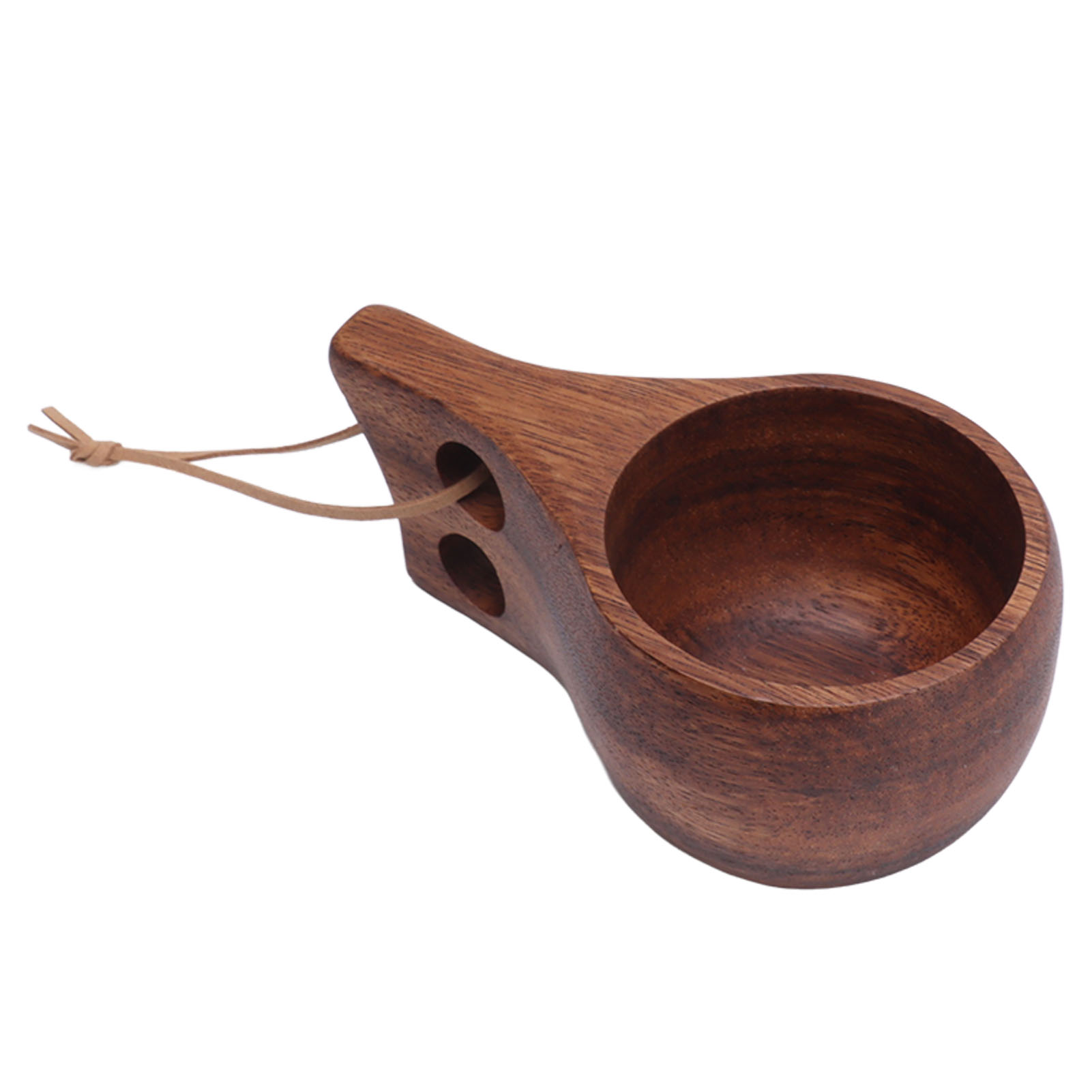 Handgeschnitzte Teetasse Aus Holz, Tragbarer Stil, Ideal Für Zuhause, Restaurant Und Camping (4 Stück).