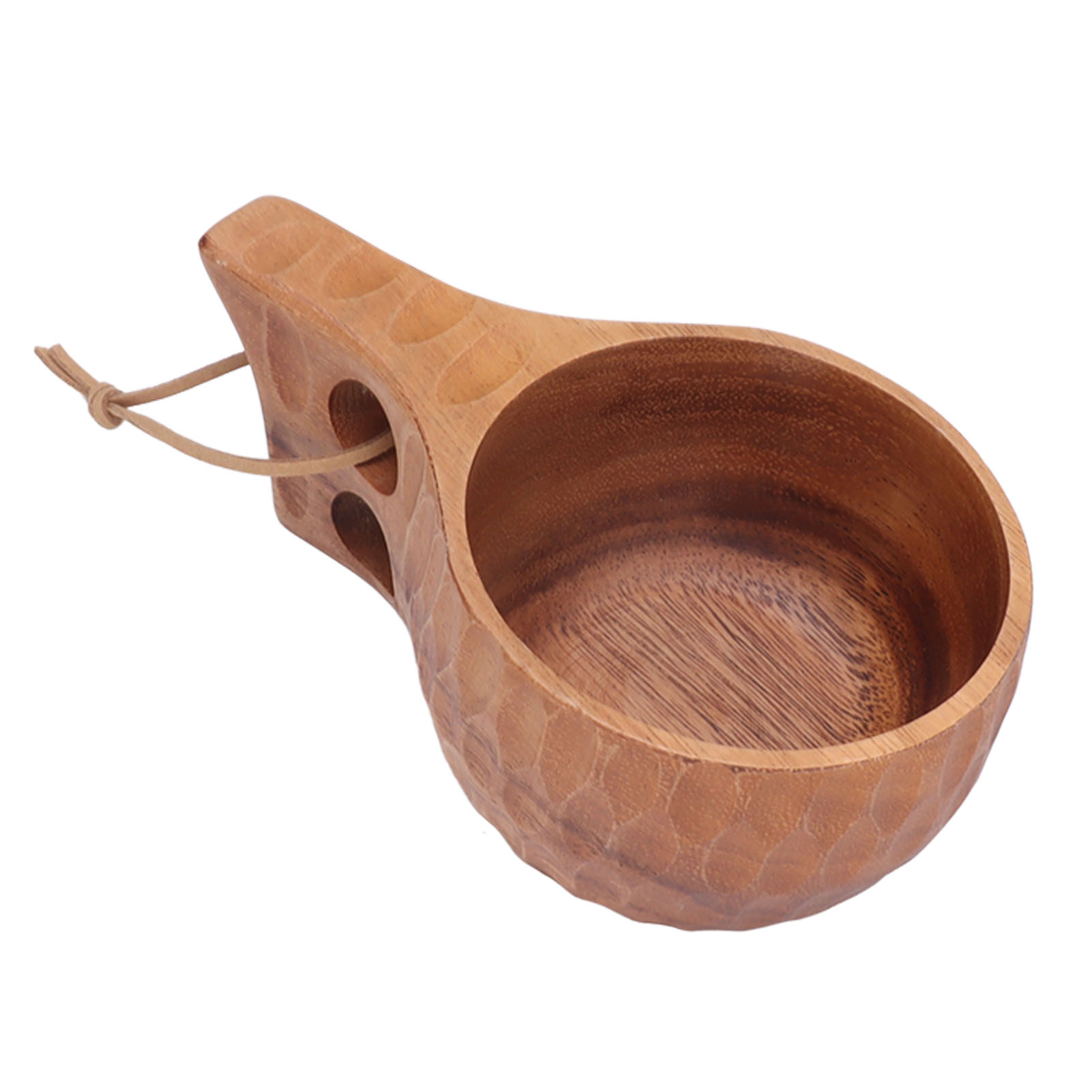 Handgeschnitzte Teetasse Aus Holz, Tragbarer Stil, Kaffeetasse Aus Naturholz Für Zuhause, Restaurant Und Camping (5 Stück)