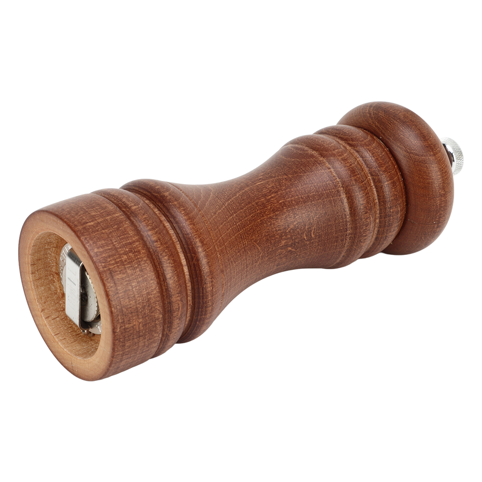 Hölzerne Pfeffermühle, Nachfüllbar, Kern Aus Edelstahl, Manuelle Salz- Und Pfeffermühle, Mühle Für Die Außenküche, 17 Cm / 6,7 Zoll
