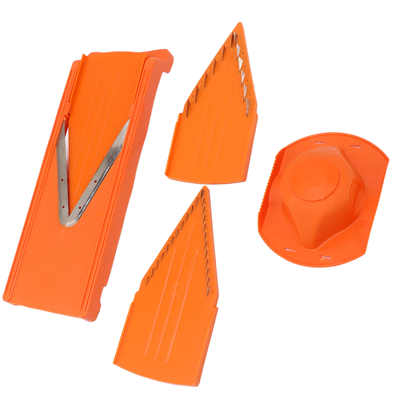 Manuelle V-klingen-mandoline Zum Schneiden Von Gemüse, Mit Edelstahl-handschutz