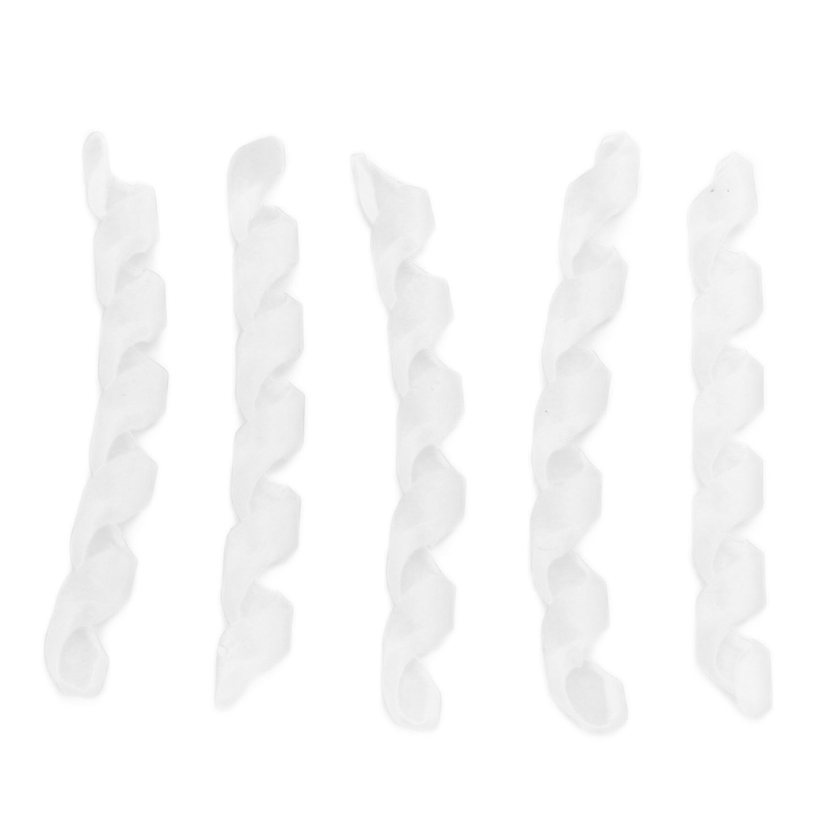 Packung Mit 5 Transparenten Spiralhüllen Aus Strapazierfähigem, Reibungsarmem Gummi Für Fahrradbrems- Und Schaltzüge.