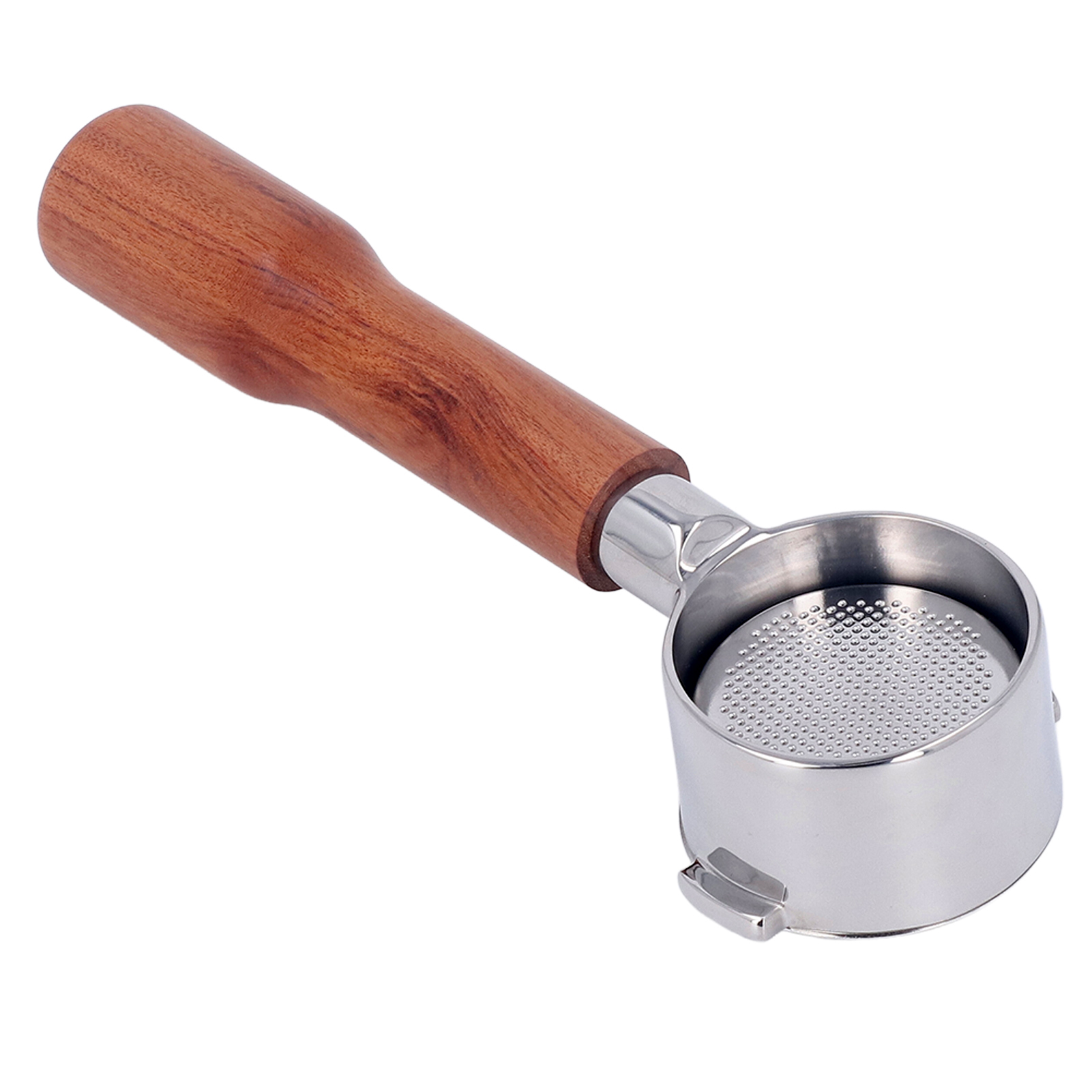 51-mm-edelstahlfilterhalter Mit Zwei Ohren, Bodenlos, Für Delonghi Eco310 C1 Kaffeemaschine, Roter Säurefilter
