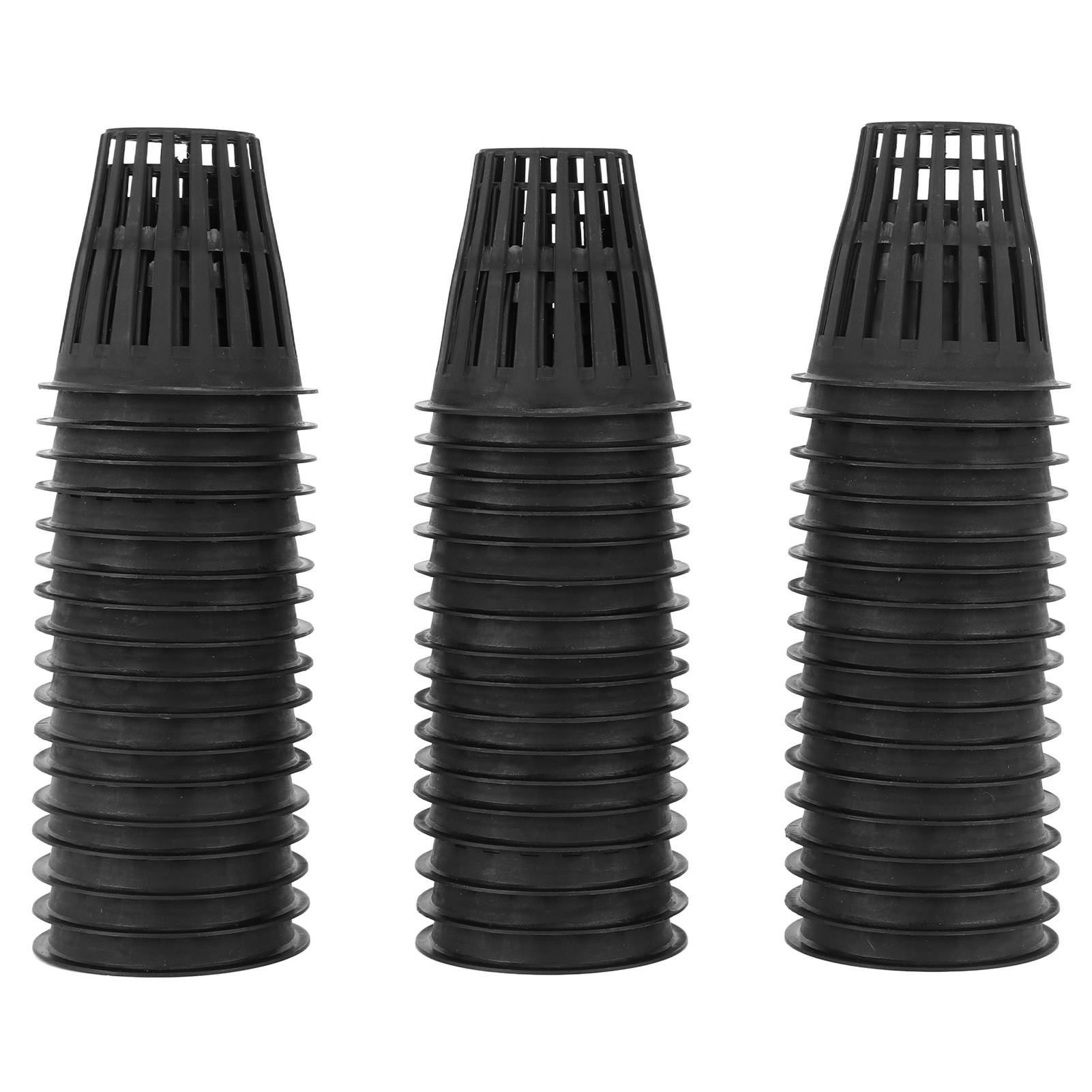 Packung Mit 50 Leichten Und Preisgünstigen 5 Cm (2 Zoll) Großen Hydrokultur-pflanztöpfen Aus Kunststoffnetz.