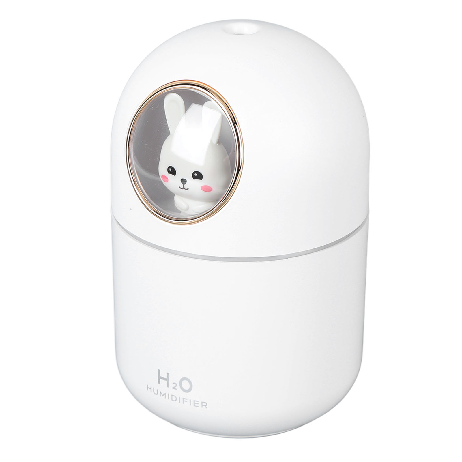 Luftbefeuchter Und Aromadiffusor, Usb-betrieben, 300 Ml Fassungsvermögen, Automatische Abschaltung, Dekoration Für Schlafzimmer Und Büros, White Rabbit
